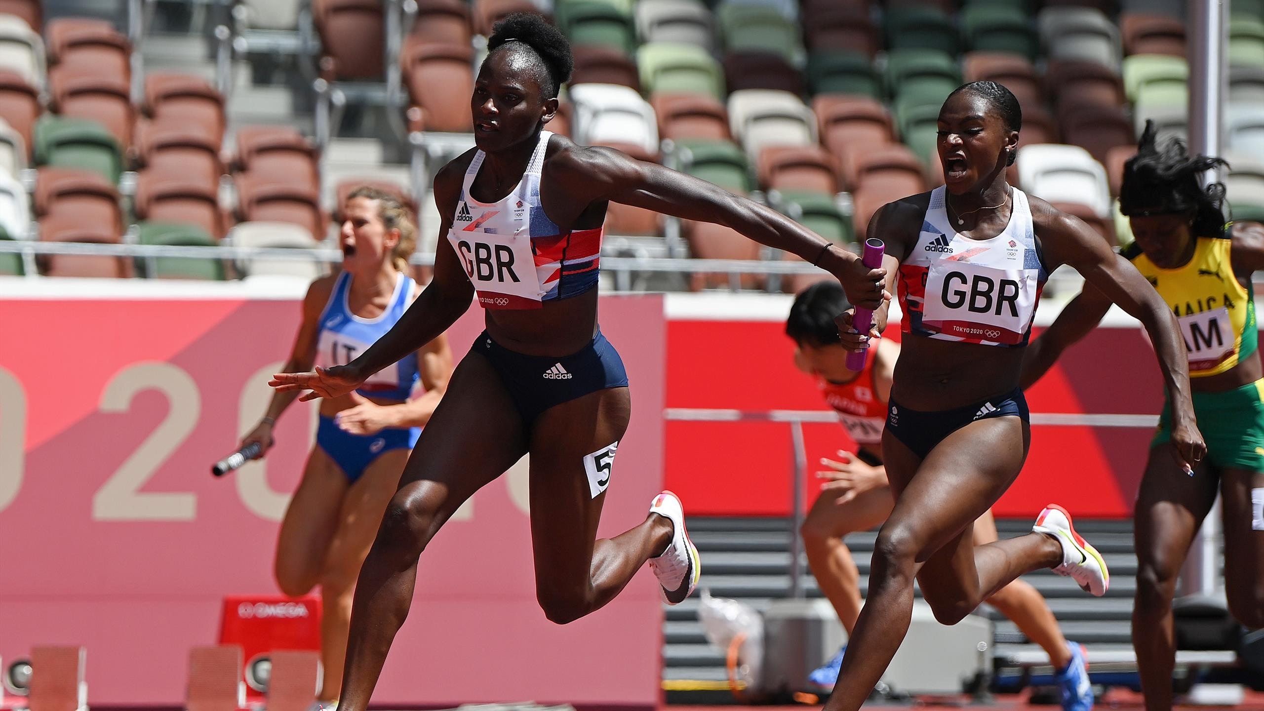 Dina Asher-Smith, National record holder, Great Britain team, Eurosport, 2560x1440 HD Desktop