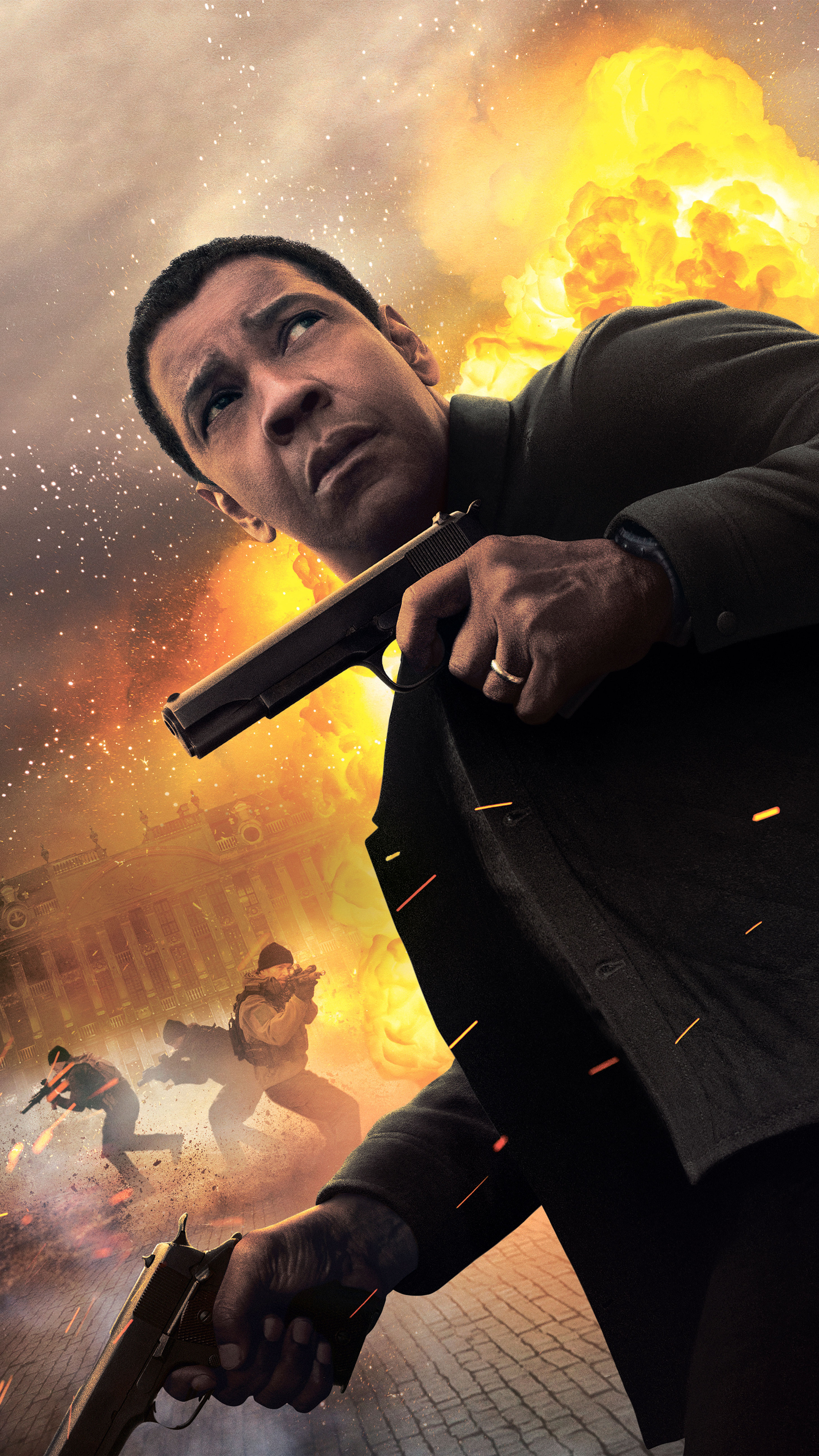 Denzel Washington, Equalizer 2, 10k movie, Celebrities, 2160x3840 4K Phone