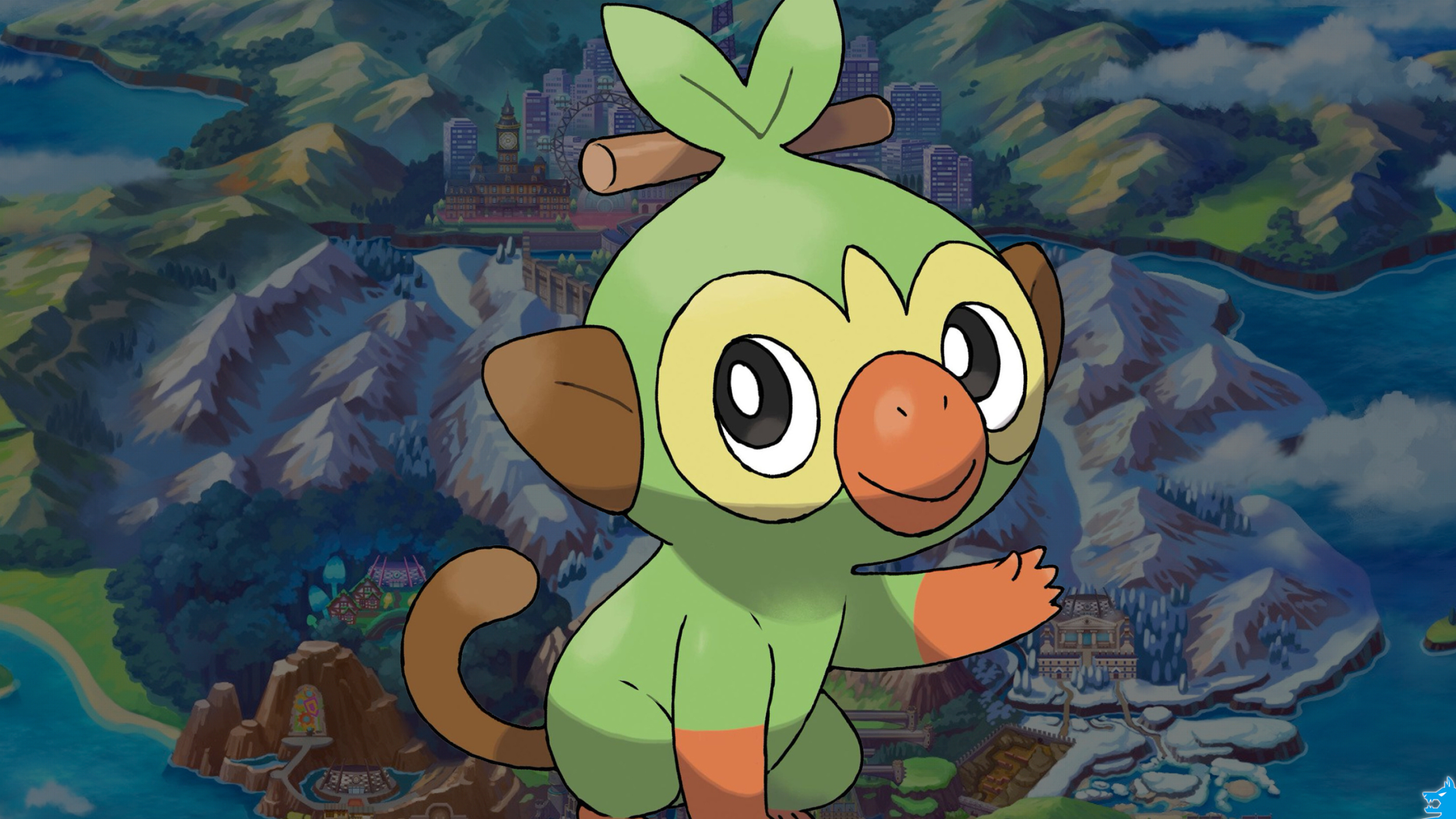 Sword and Shield, Grookey wallpapers, Grass-type cuteness, Galar region adventures, 3840x2160 4K Desktop