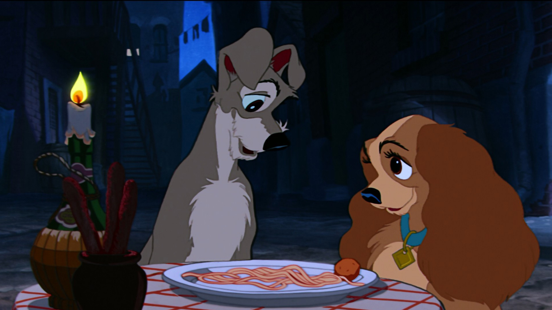 Lady and the Tramp, Disney, Wallpaper, 201803, 1920x1080 Full HD Desktop