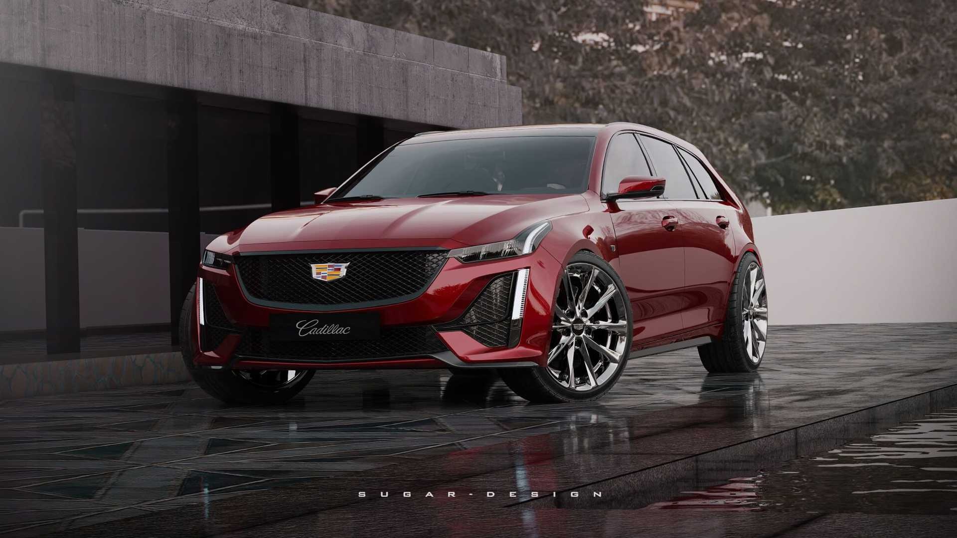 Cadillac CT5 Sport Wagon, Rendering, Unique design, Tailored for versatility, 1920x1080 Full HD Desktop