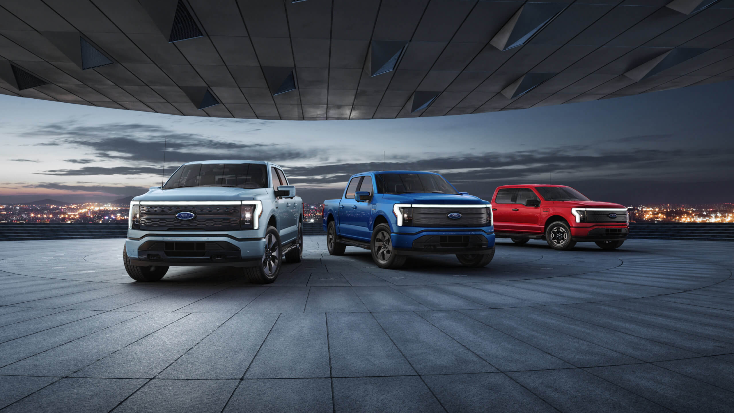 2022 Model Trio, Ford F-150 Wallpaper, 2560x1440 HD Desktop