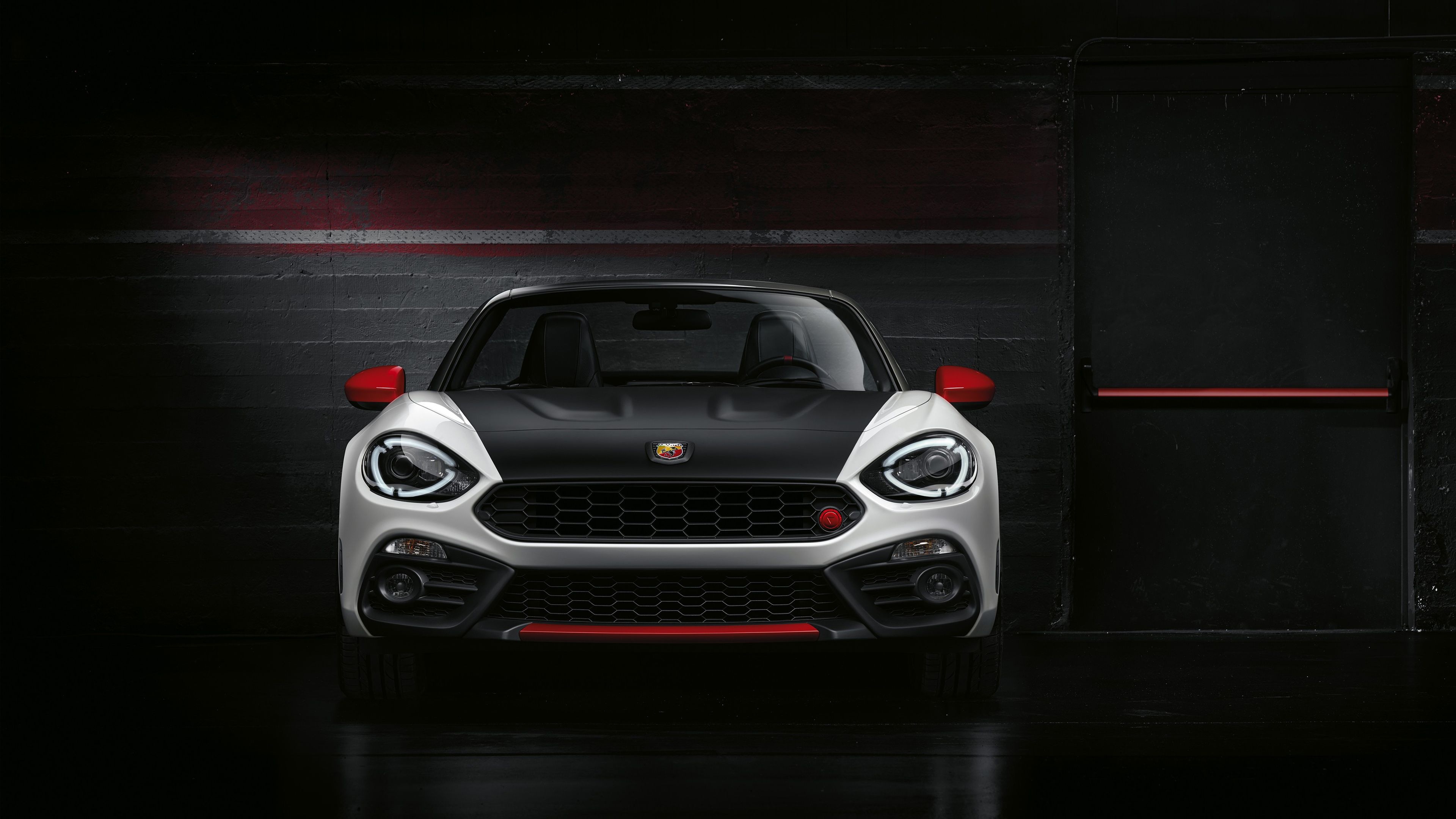 Fiat 124 Spider Abarth, Striking wallpapers, Abarth performance, Italian design, 3840x2160 4K Desktop