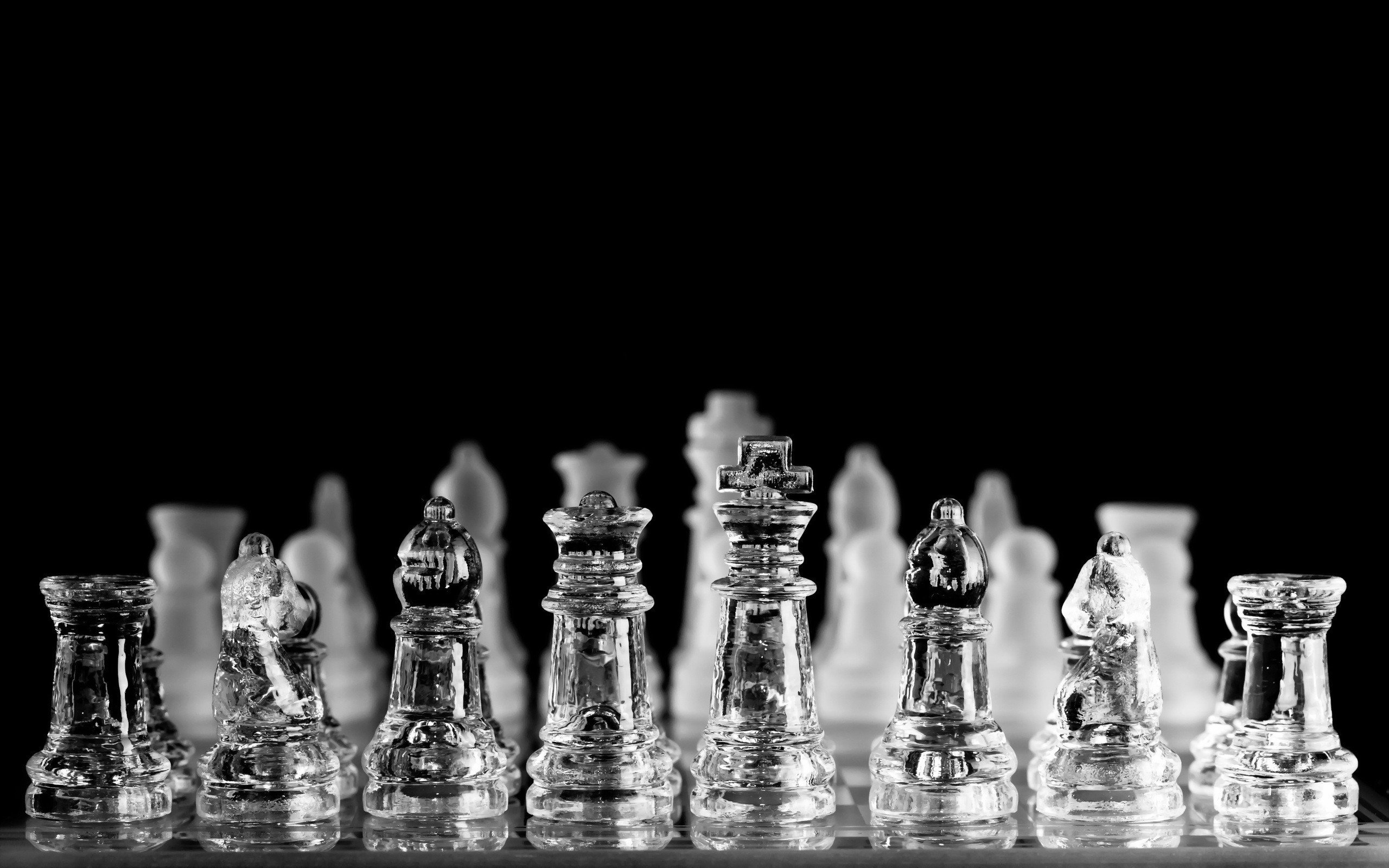 Glass, Chess Wallpaper, 2560x1600 HD Desktop