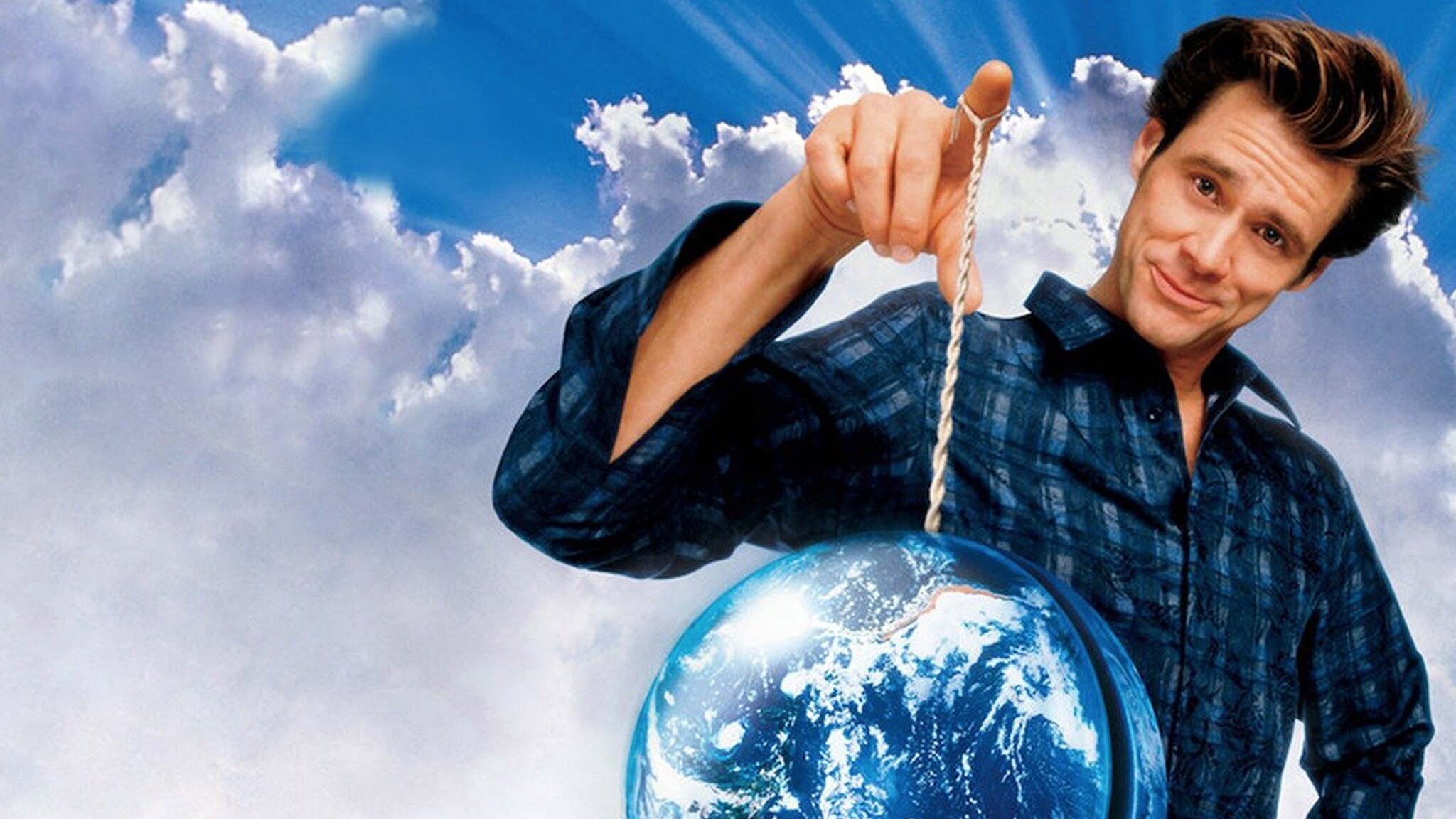 Bruce Almighty, Great comedy, Jim Carrey, Jennifer Aniston, 2050x1160 HD Desktop