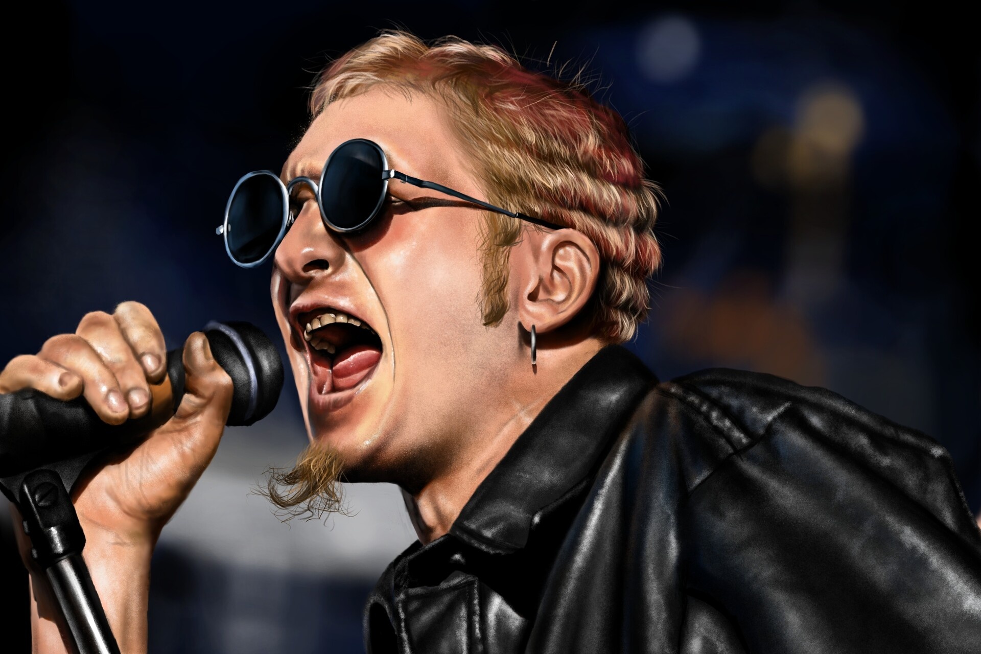 Layne Staley, Portraits, Artstation, 1920x1280 HD Desktop