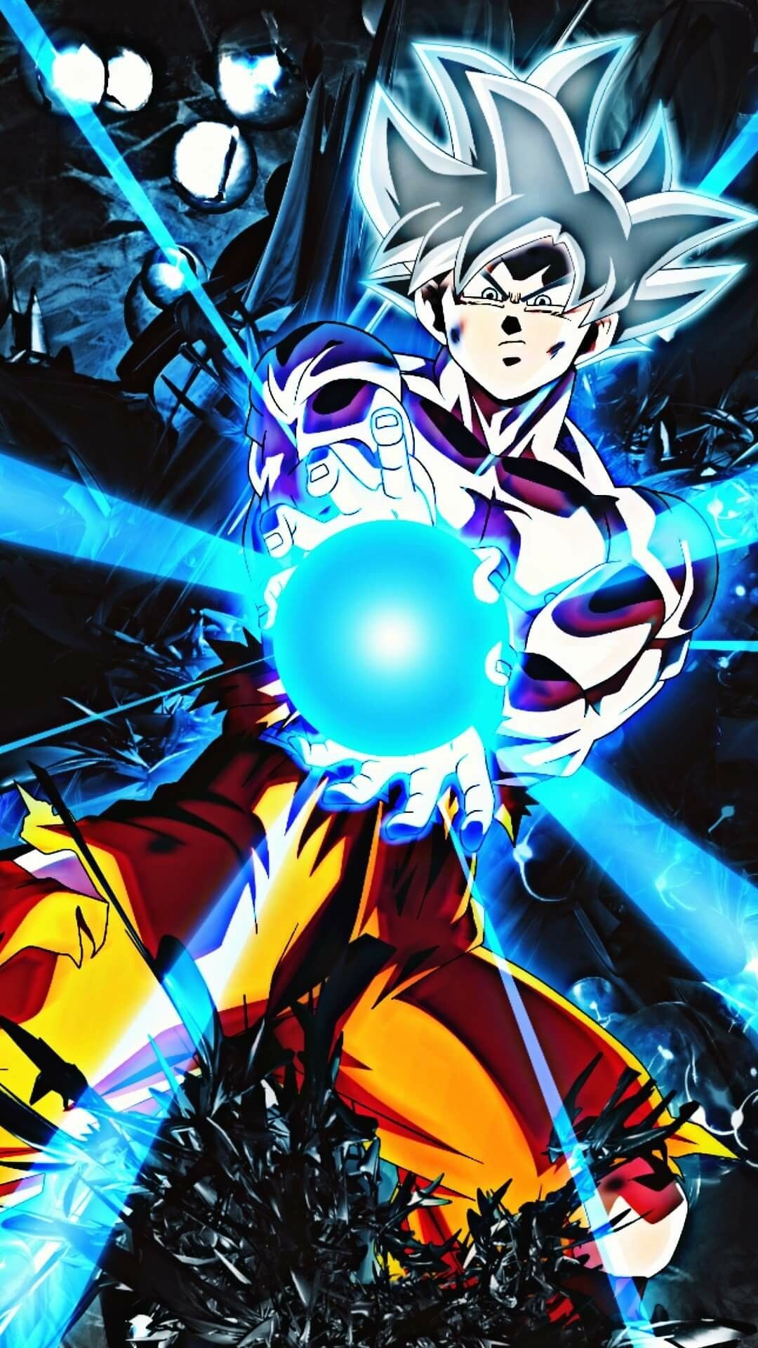 Goku, Kamehameha, Dragon Ball, Anime, 1080x1920 Full HD Phone