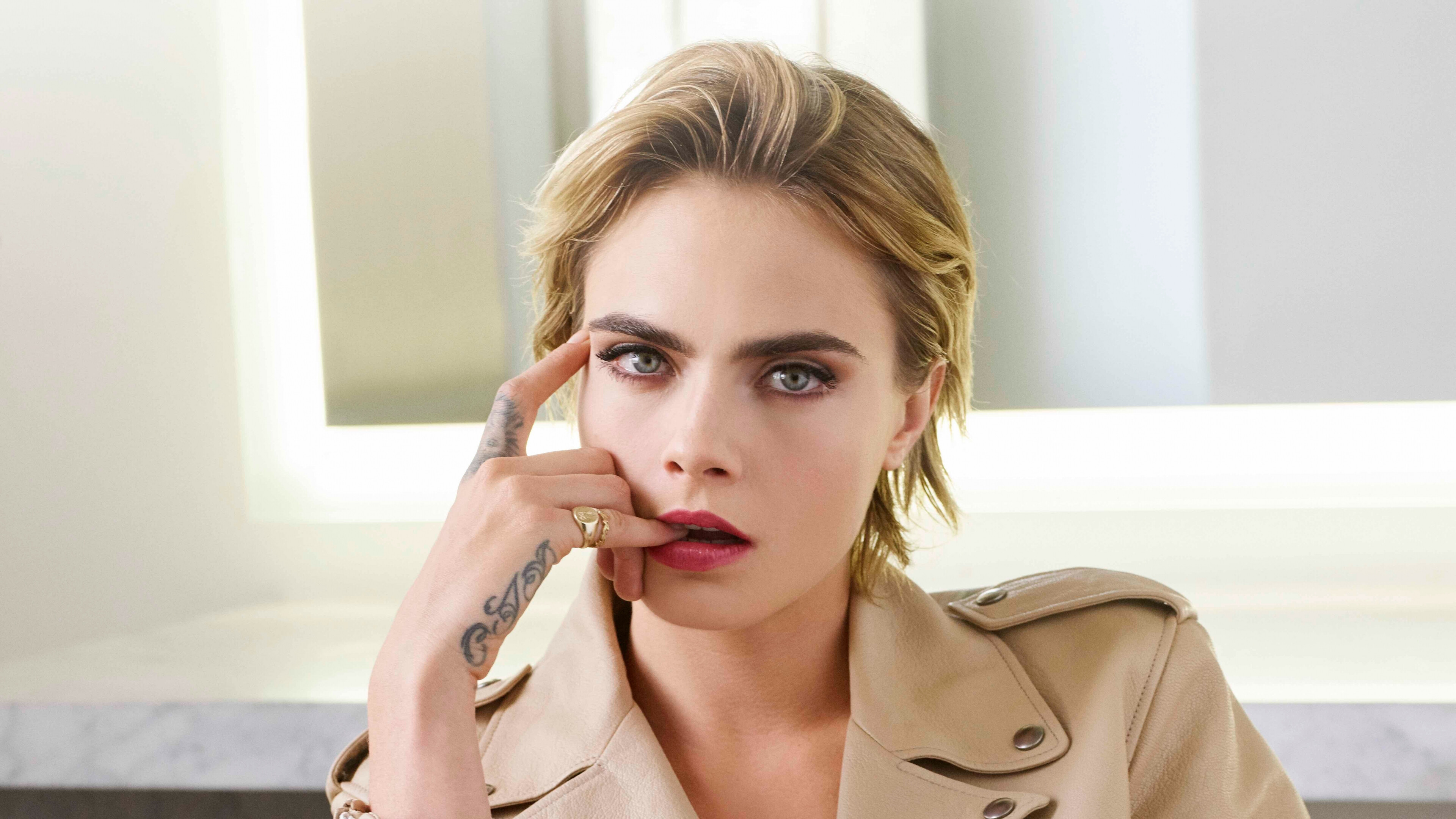 Dior collaboration, Cara Delevingne Wallpaper, 3840x2160 4K Desktop