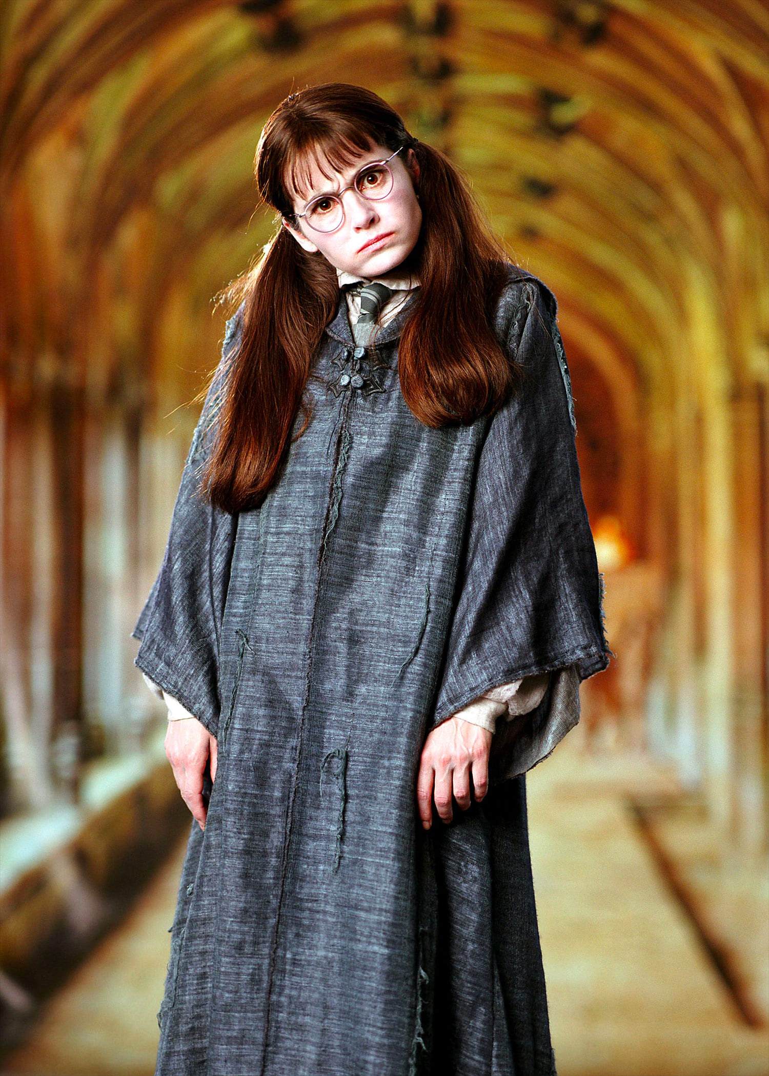 Moaning Myrtle portrait, Ghostly presence, Hogwarts bathroom, Eerie atmosphere, 1500x2100 HD Phone