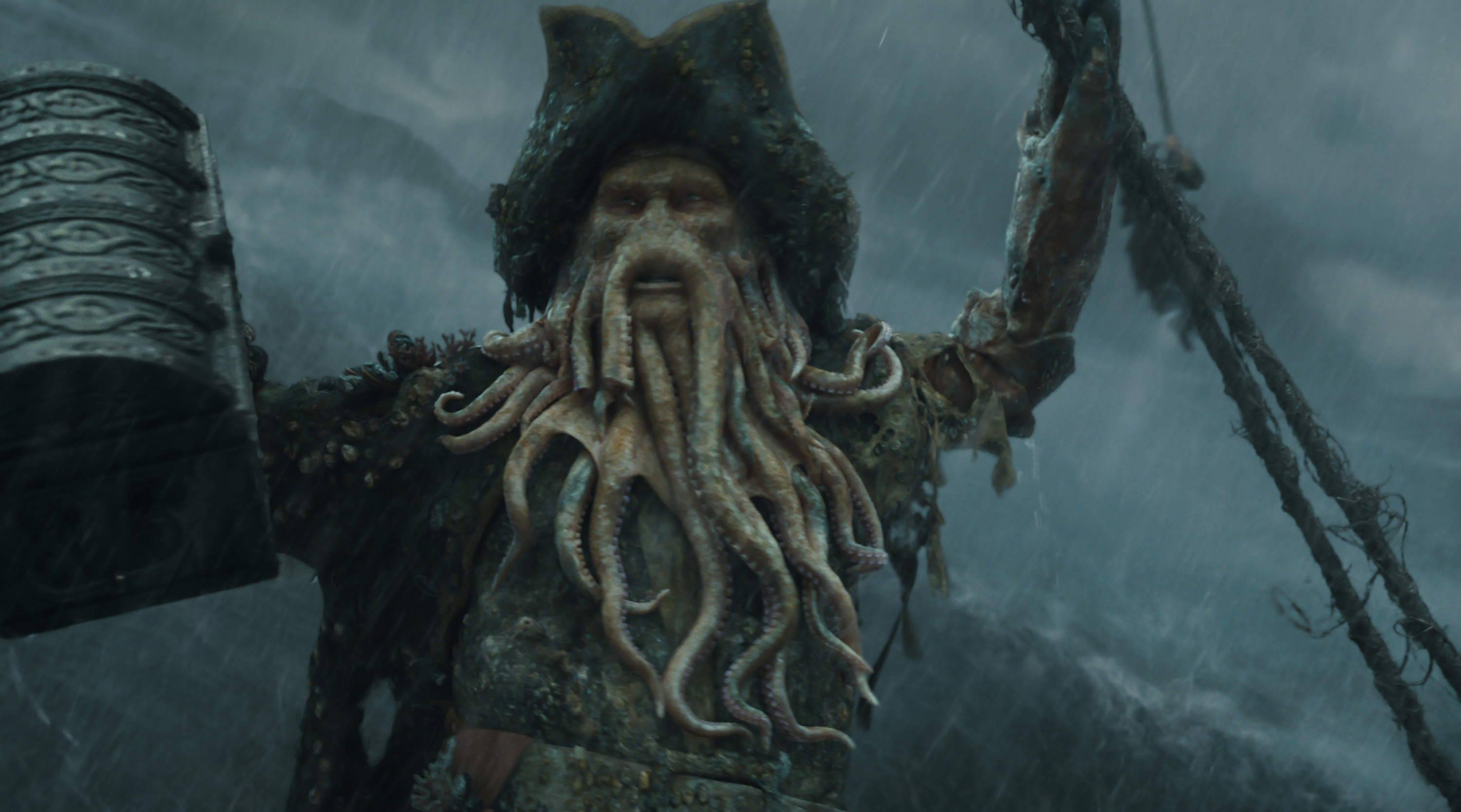 Davy Jones wallpaper, Dark background, High definition, Artistic, 3000x1670 HD Desktop