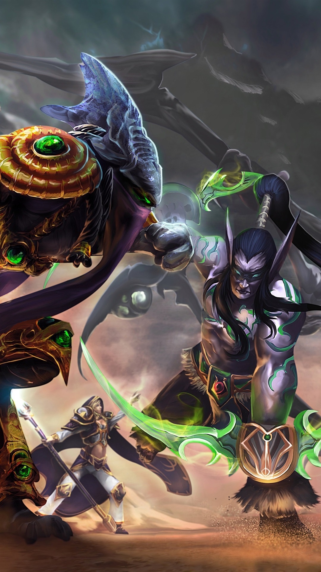 Illidan Stormrage, Heroes of the Storm Wallpaper, 1080x1920 Full HD Phone