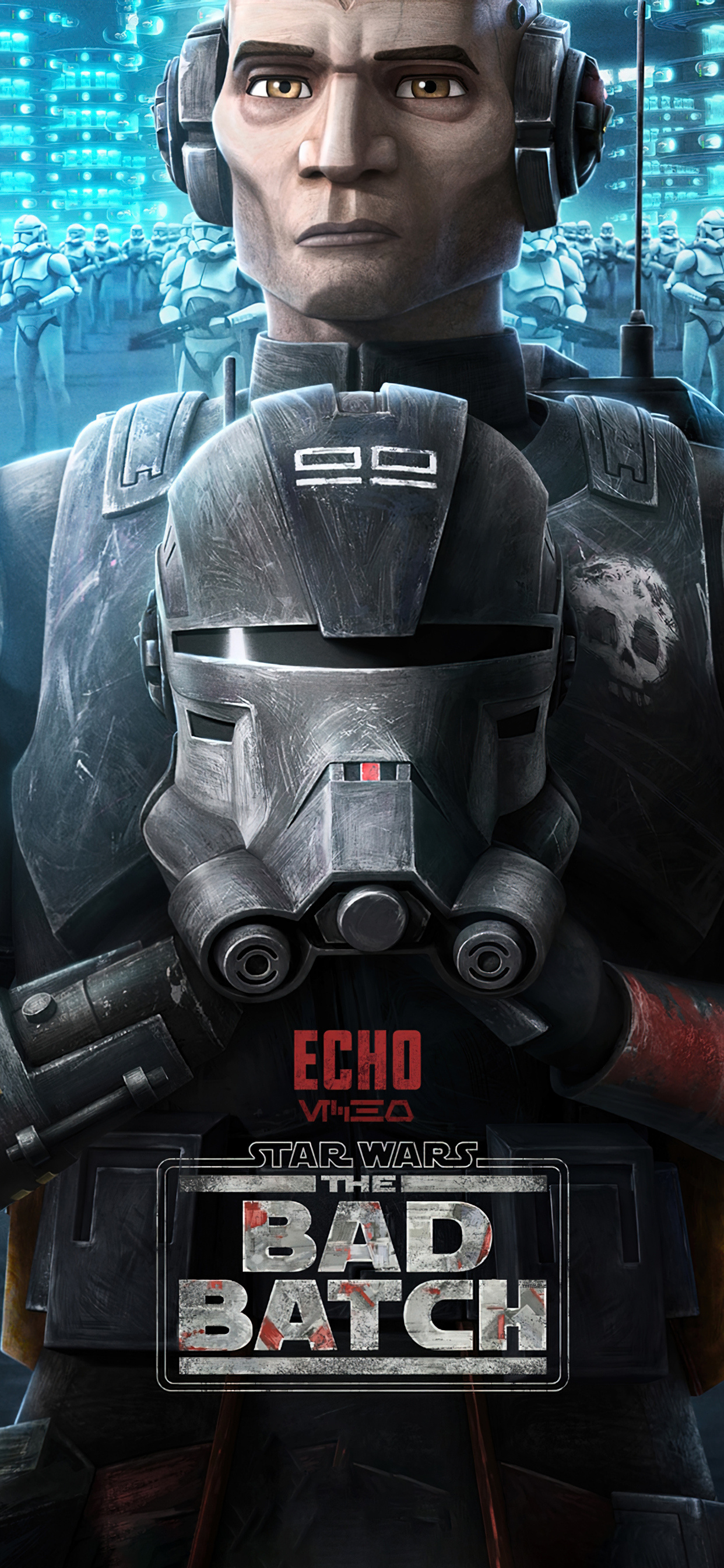 Star Wars: The Bad Batch, Animation series, Echo's role, Action-packed, 1250x2690 HD Phone