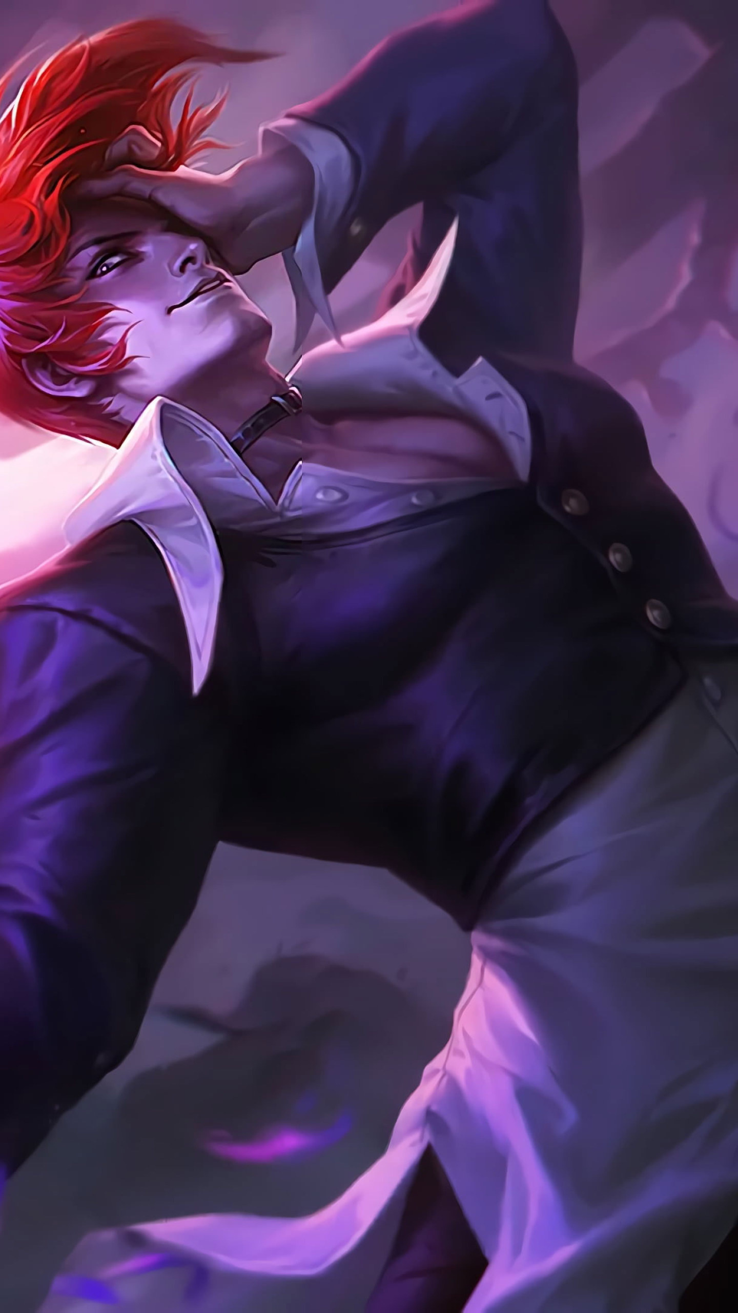 Iori Yagami, Gaming character, Mobile Legends wallpaper, Chou Iori, 1440x2560 HD Phone