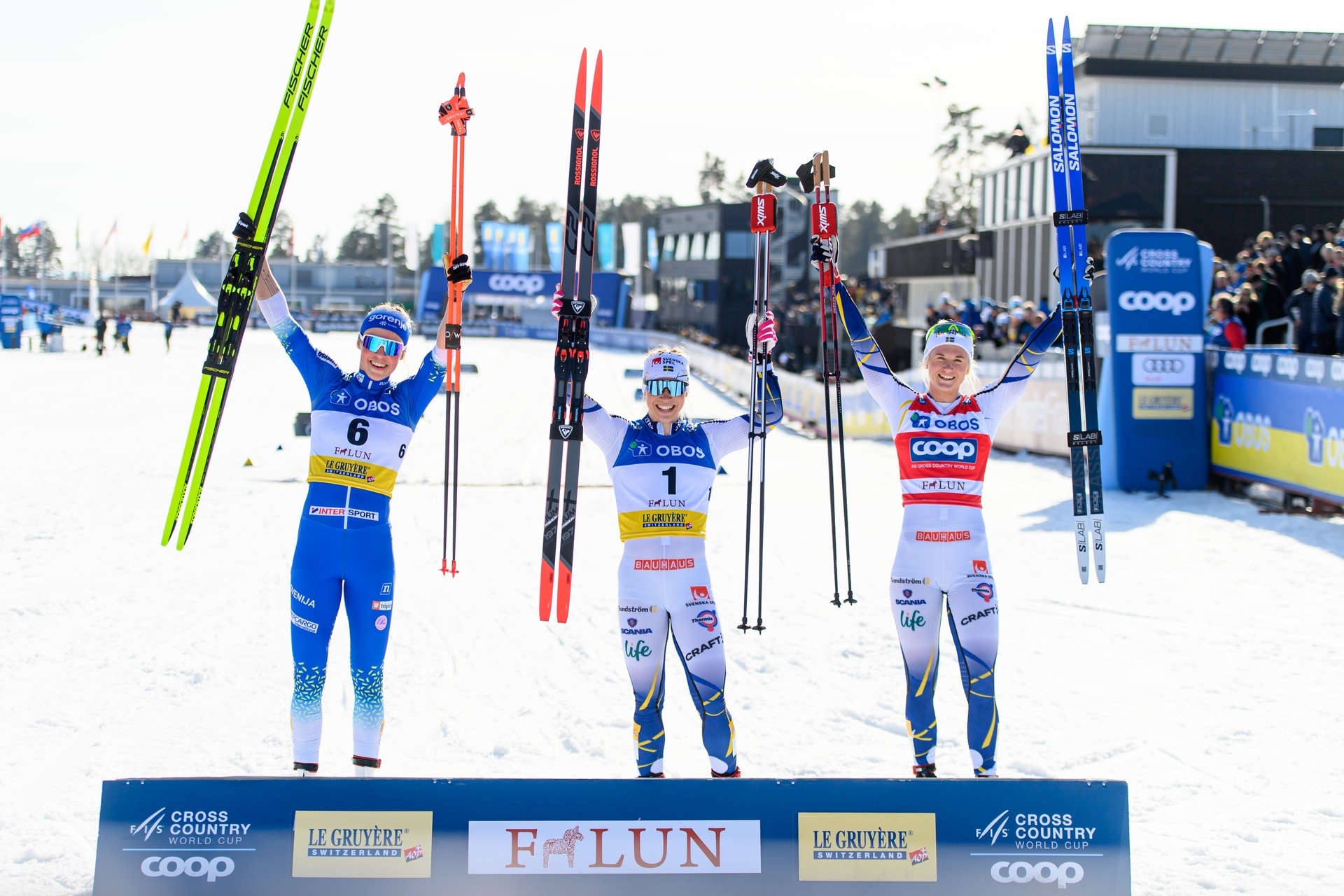 Anamarija Lampic, Sports expert, Slovenian skier, Falun World Cup, 1920x1280 HD Desktop