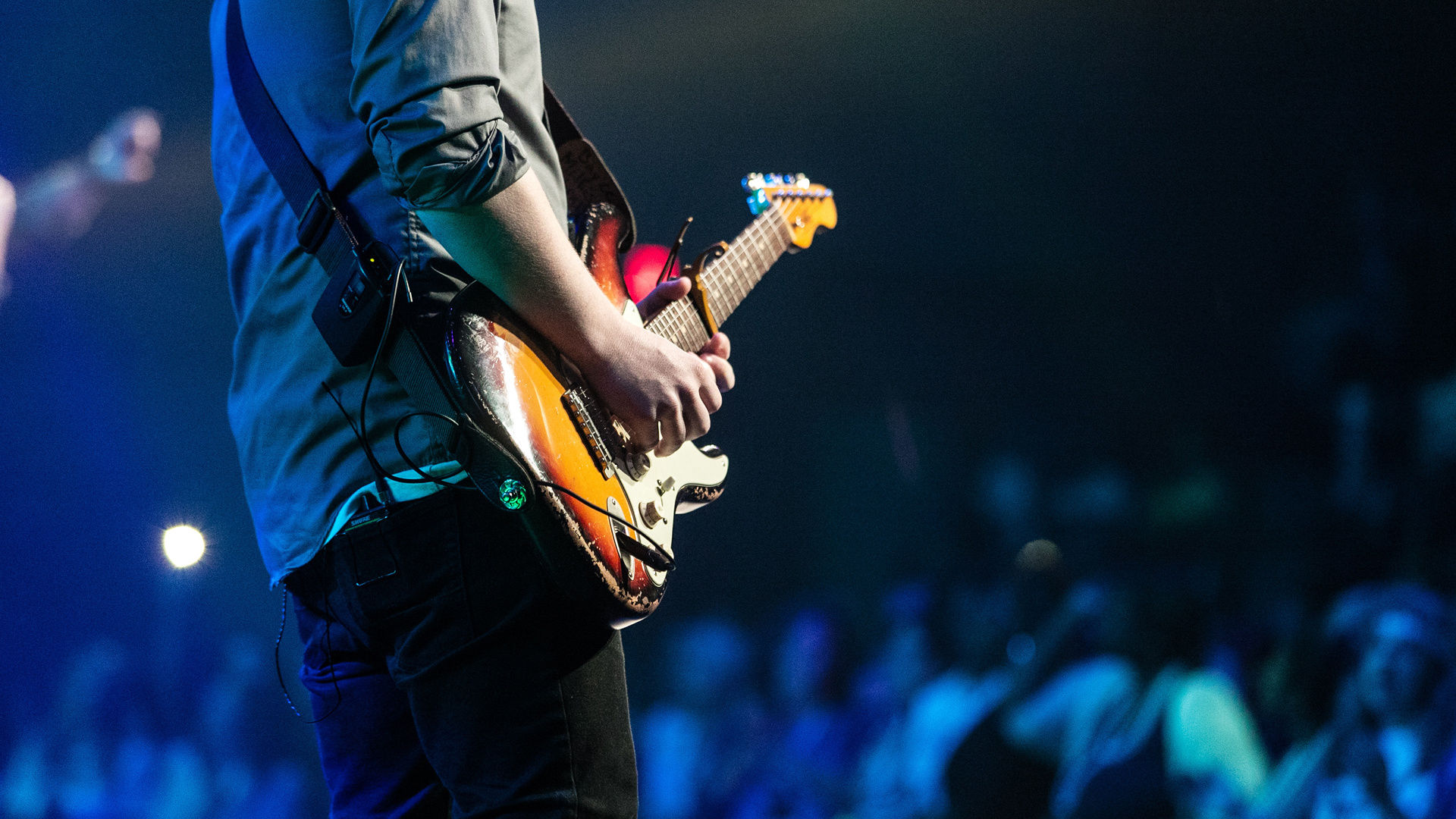 Guitar Player, Music-inspired wallpapers, Melodic beauty, Harmonious vibes, 1920x1080 Full HD Desktop