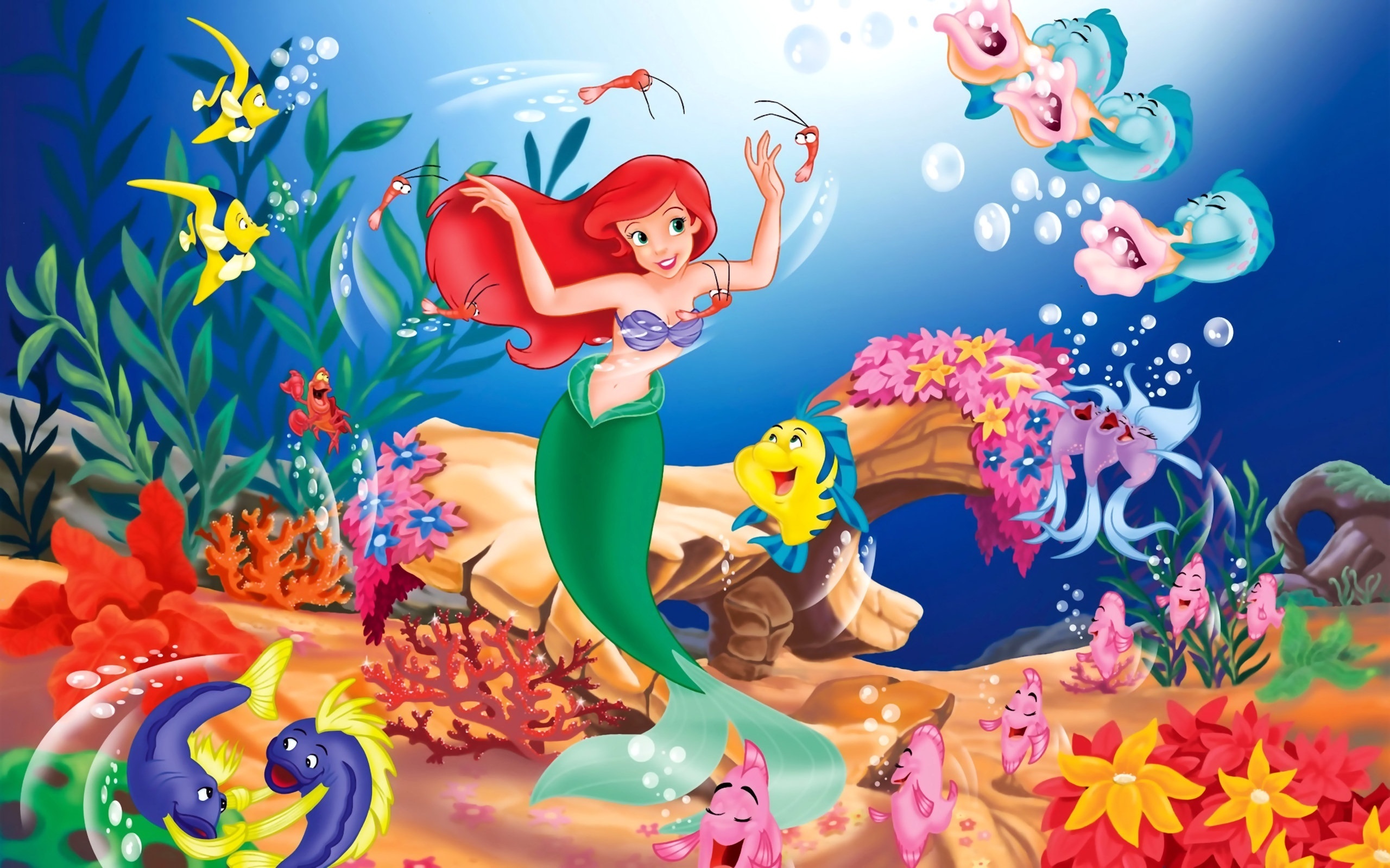 Animated Disney wallpaper, Magical Disney world, Whimsical animation, Beloved characters, 2560x1600 HD Desktop
