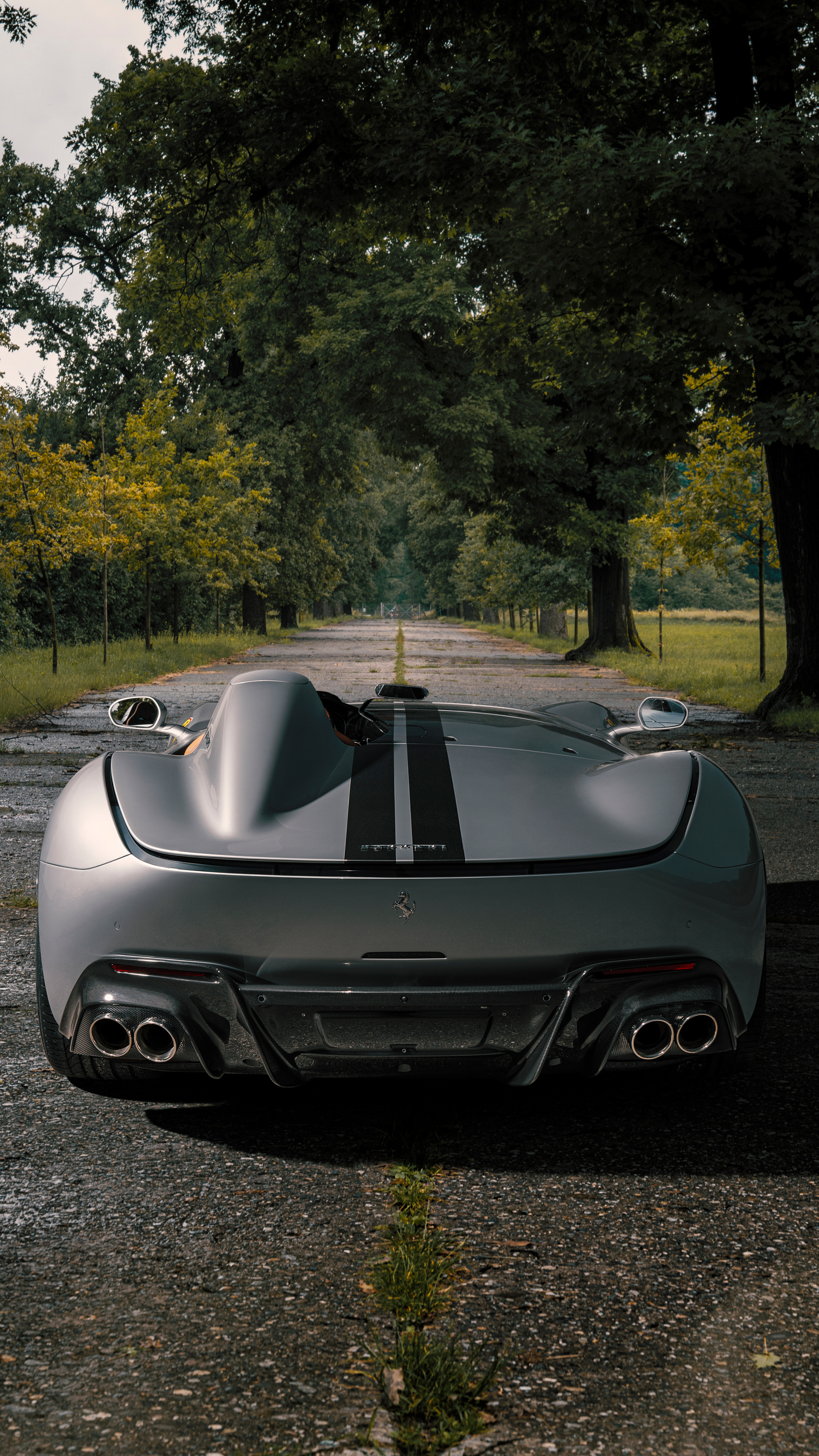 Ferrari Monza, 8K resolution, Novitec modification, Xperia HD wallpapers, 2160x3840 4K Phone