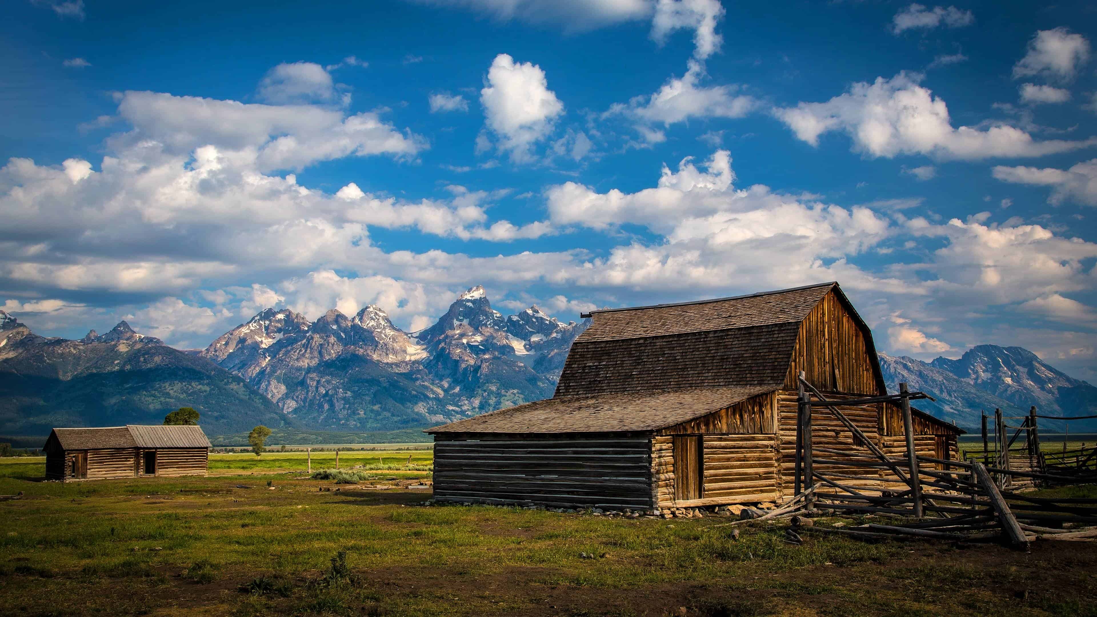 Wooden barn, United States, UHD 4K, 3840x2160 4K Desktop