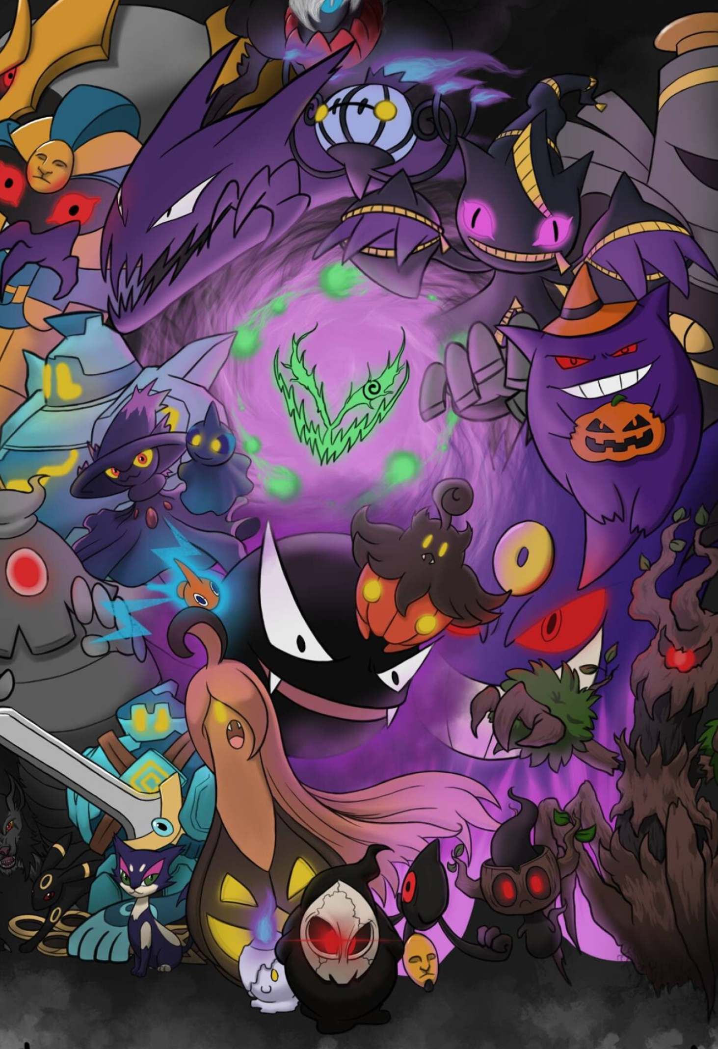 Pokmon Halloween wallpapers, Top free, 1470x2140 HD Phone