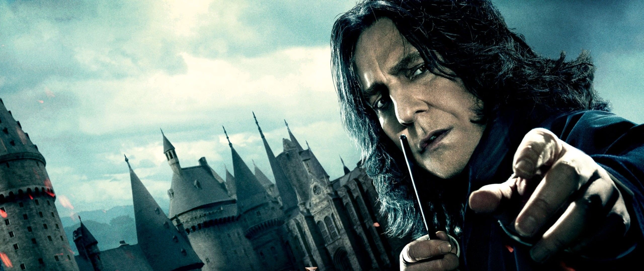 Hogwarts Castle, Severus Snape Wallpaper, 2560x1080 Dual Screen Desktop