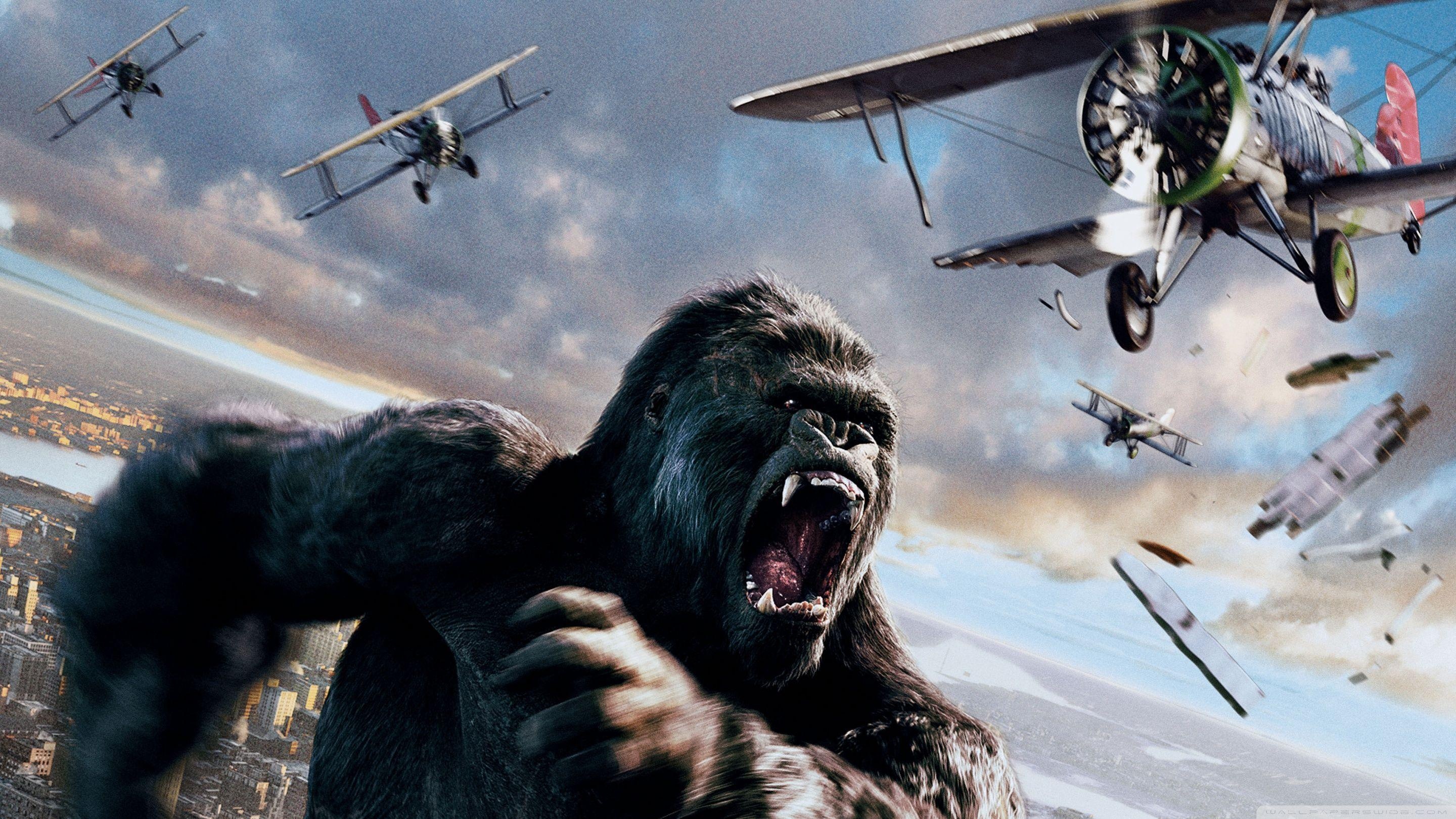 King Kong, Majestic beast, 4K quality, Stunning visuals, 2880x1620 HD Desktop