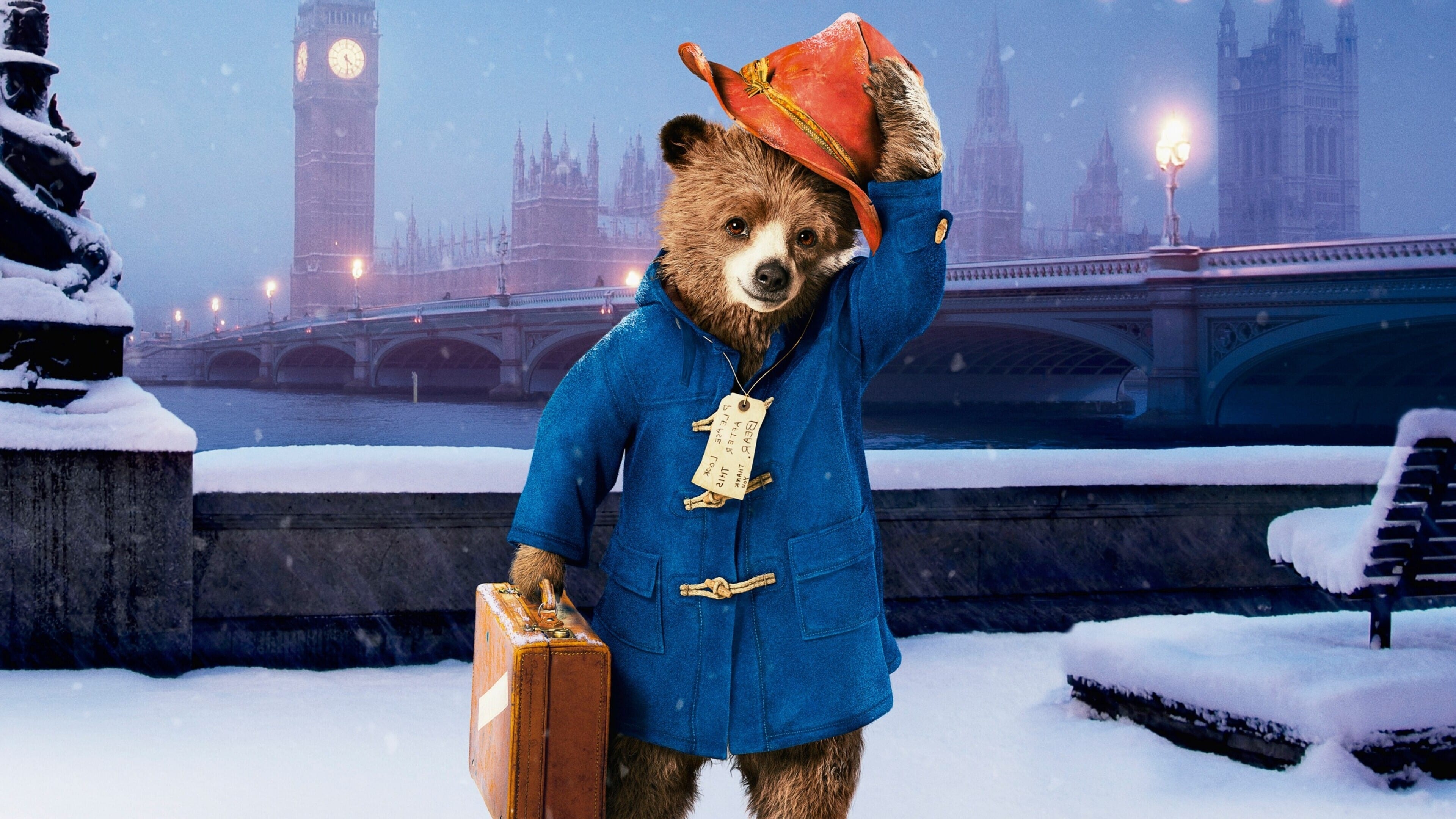 Paddington, 2014 movie, Backdrops, Movie database, 3840x2160 4K Desktop