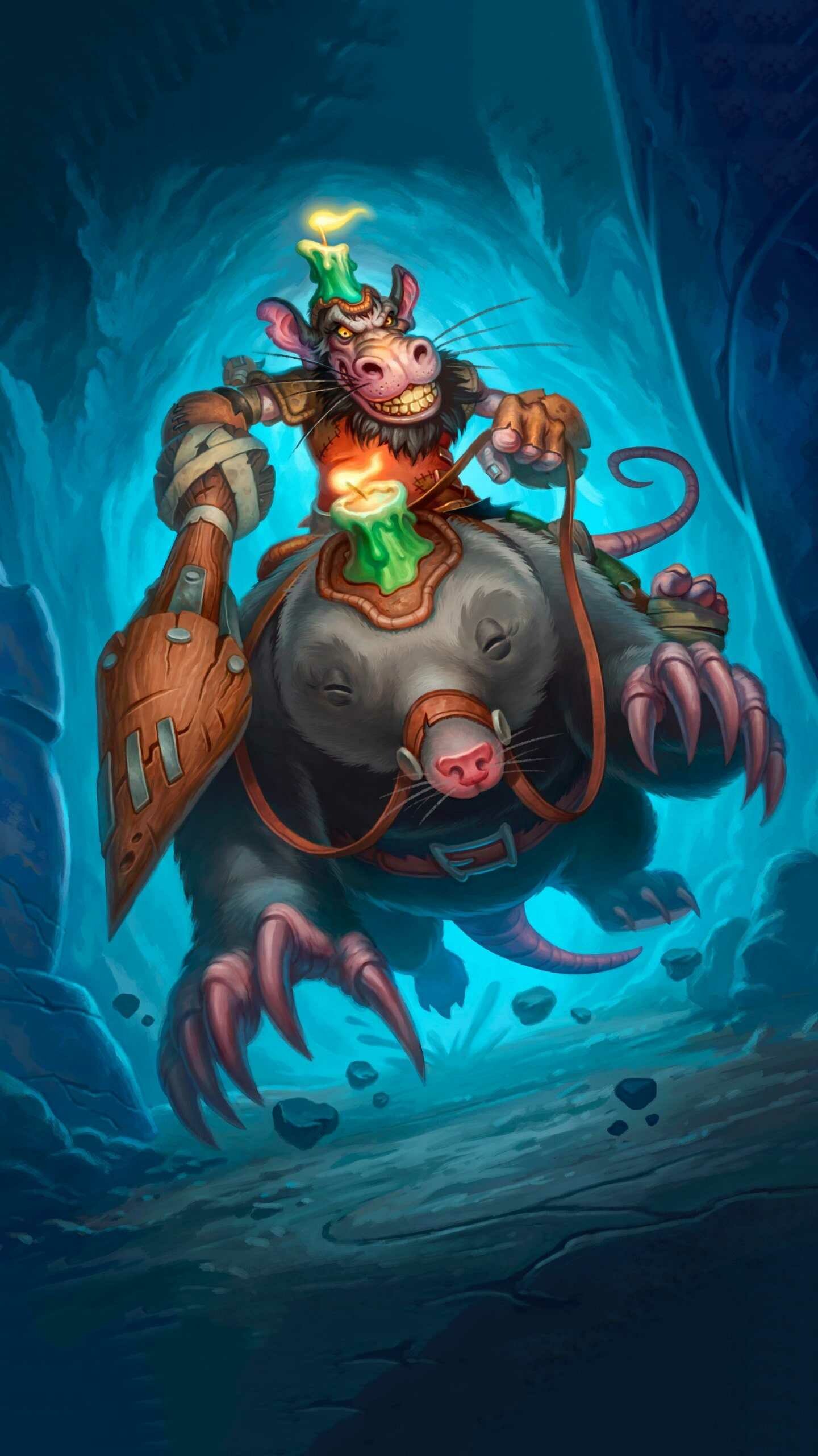 Hearthstone HD wallpaper, Christopher Thompson's post, Artistic expression, Gaming inspiration, 1440x2560 HD Phone