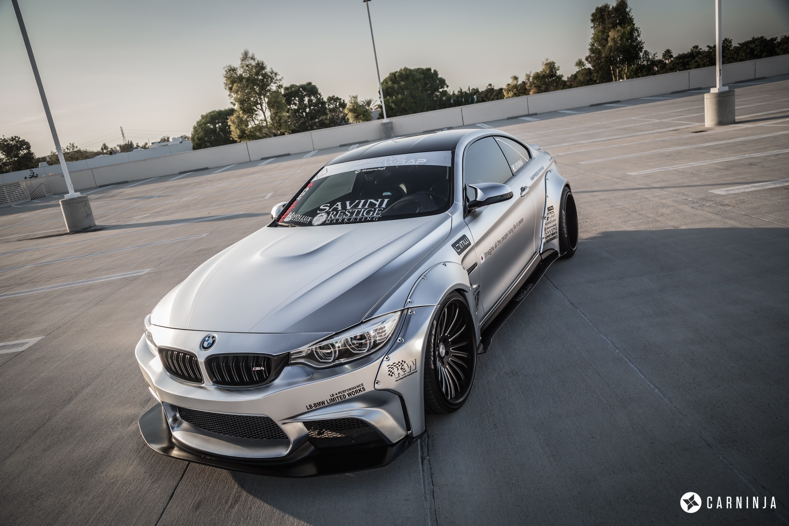 LibertyWalk Top View, BMW M4 Wallpaper, 2560x1710 HD Desktop