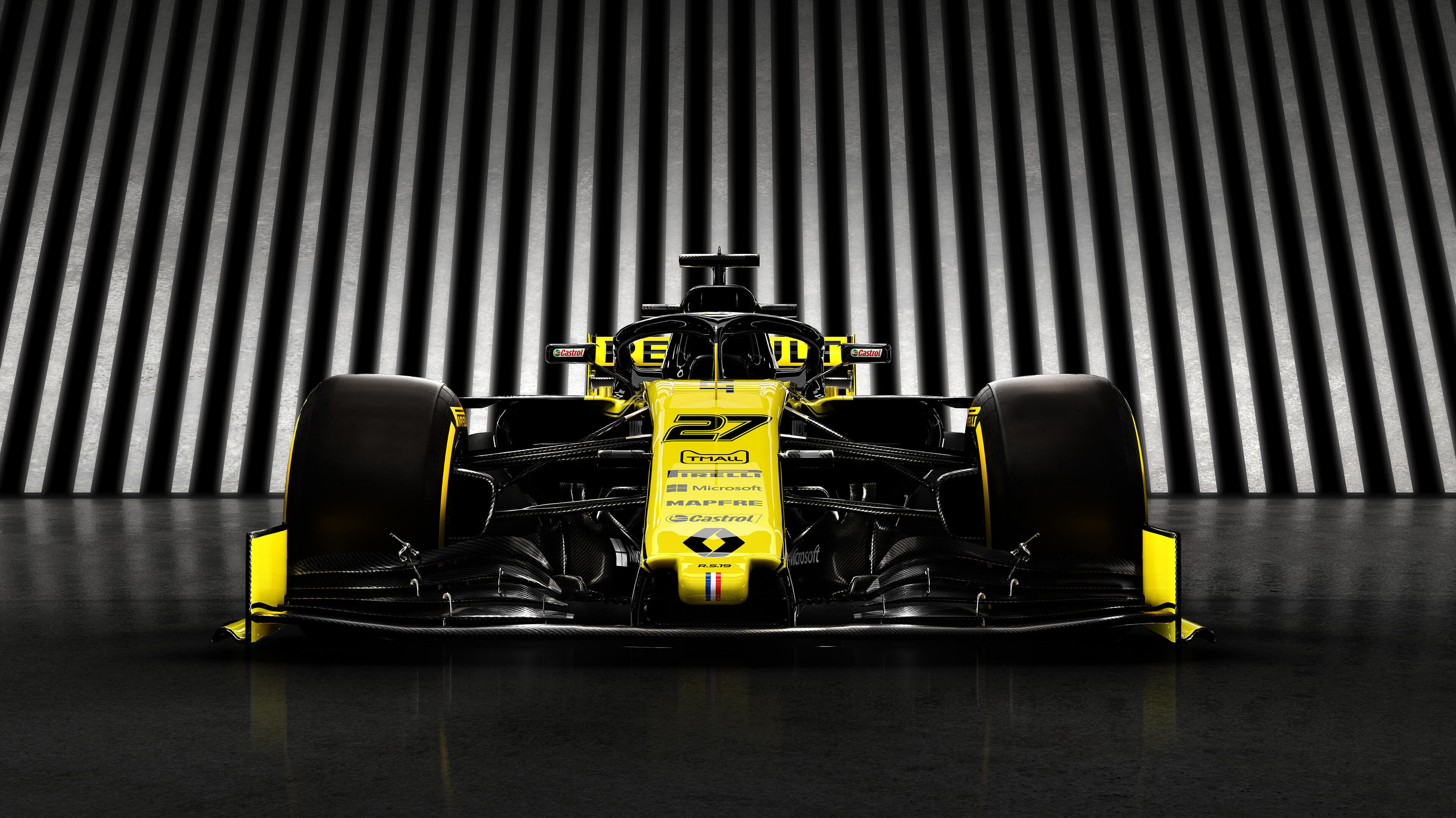 R.S.19, Renault Wallpaper, 3840x2160 4K Desktop