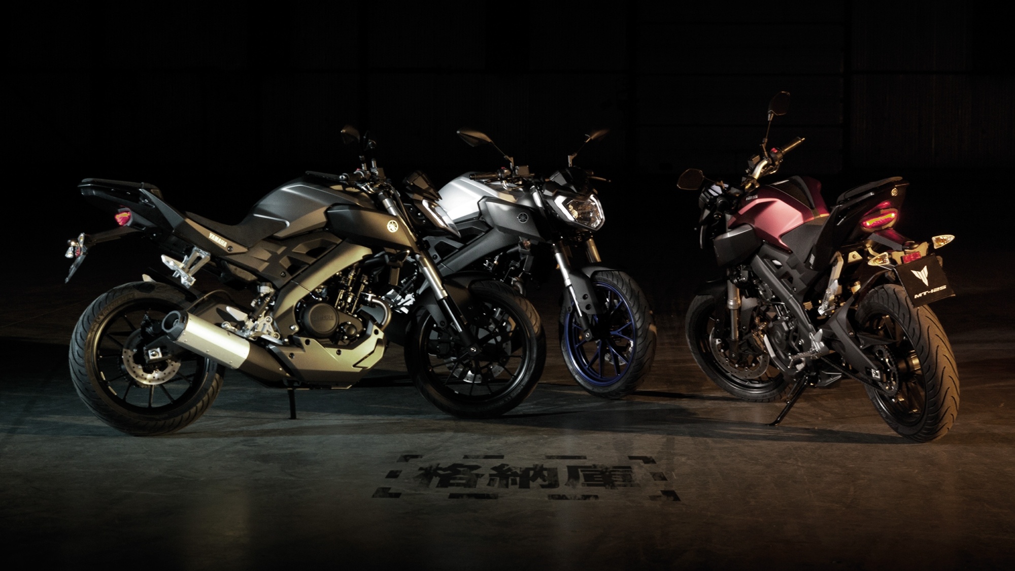 Yamaha MT-125, Variant options, MT 125 model, 2000x1130 HD Desktop