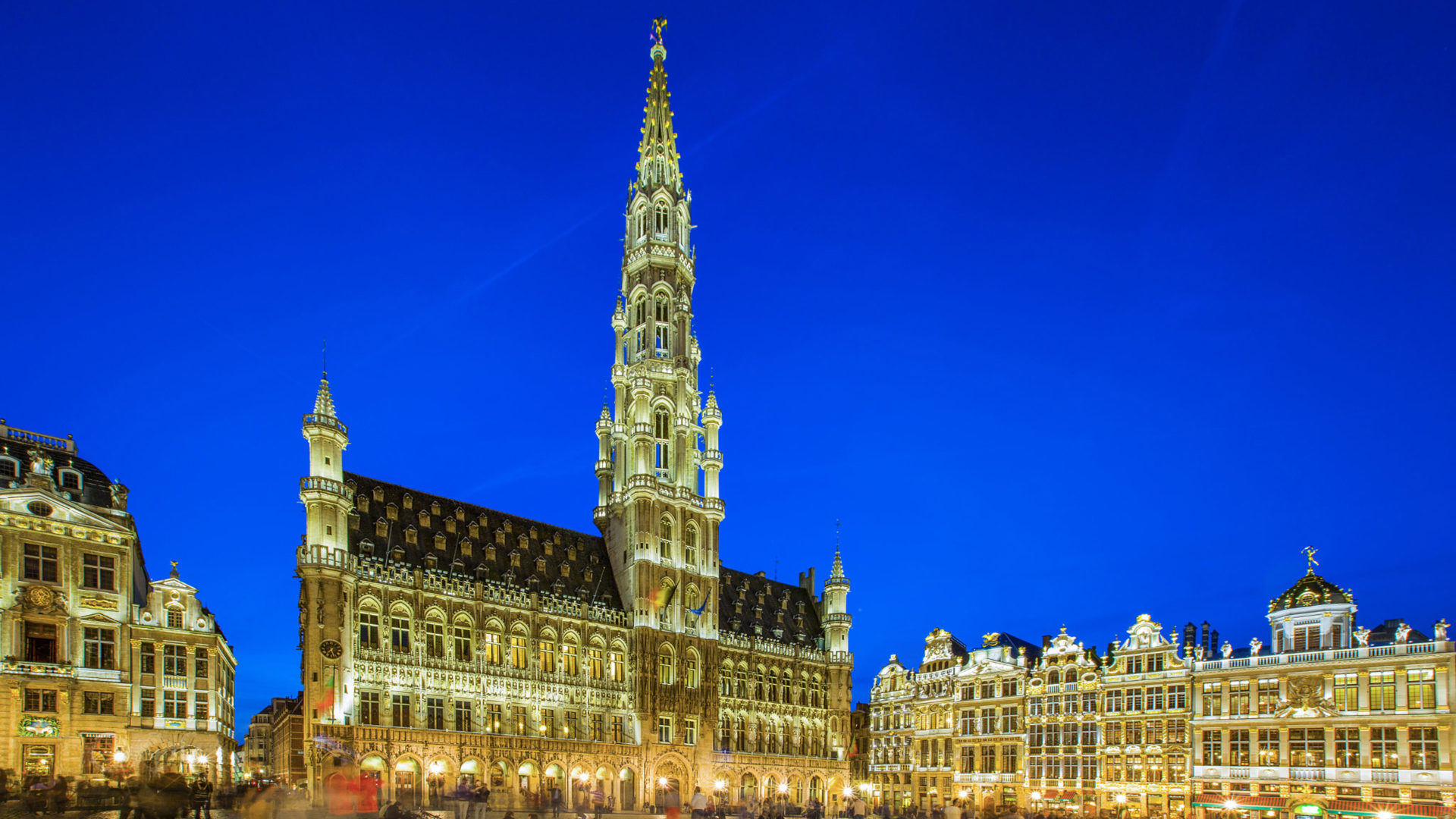 The great place or Grote Markt, Brussels ultra HD wallpaper, 1920x1080 Full HD Desktop