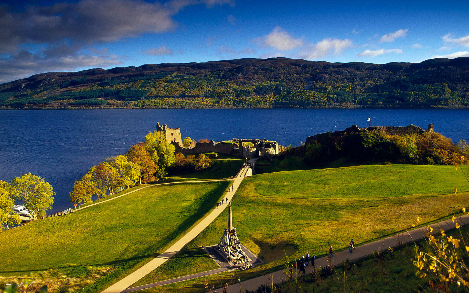 Loch Ness, Mystical beauty, Earthbound inspiration, Stunning wallpaper, 1920x1200 HD Desktop