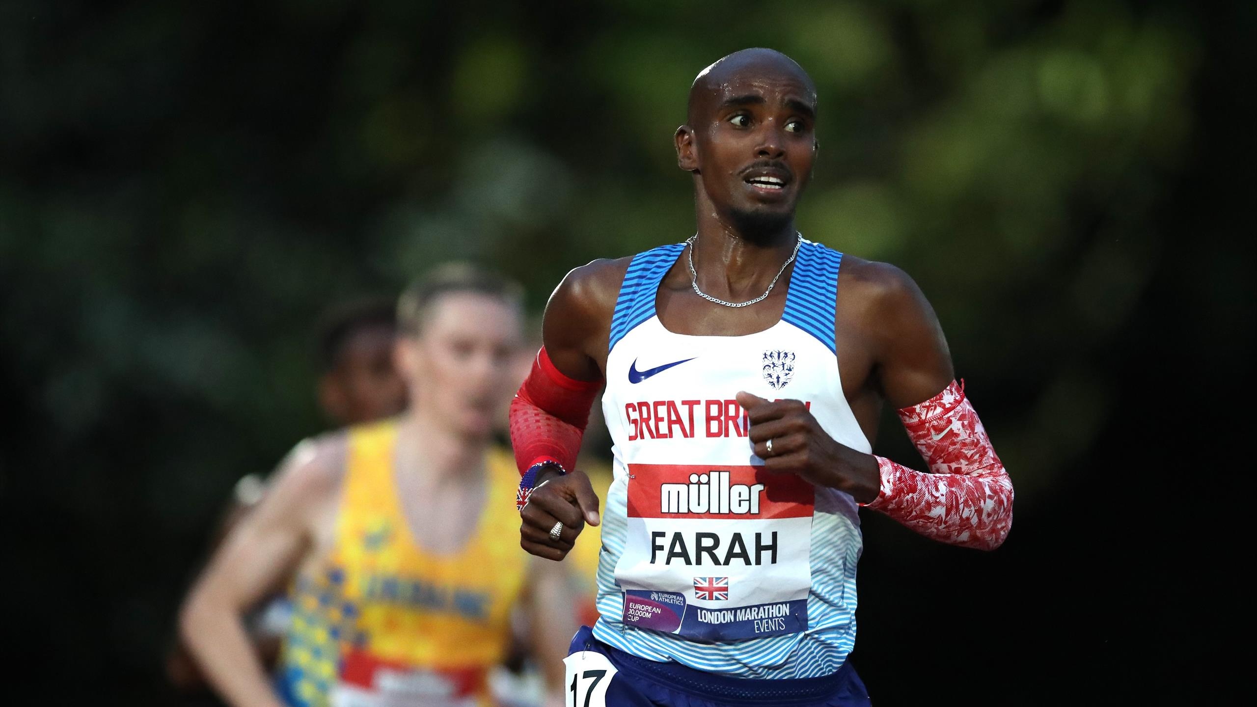 Birmingham 2021, Mo Farah Wallpaper, 2560x1440 HD Desktop