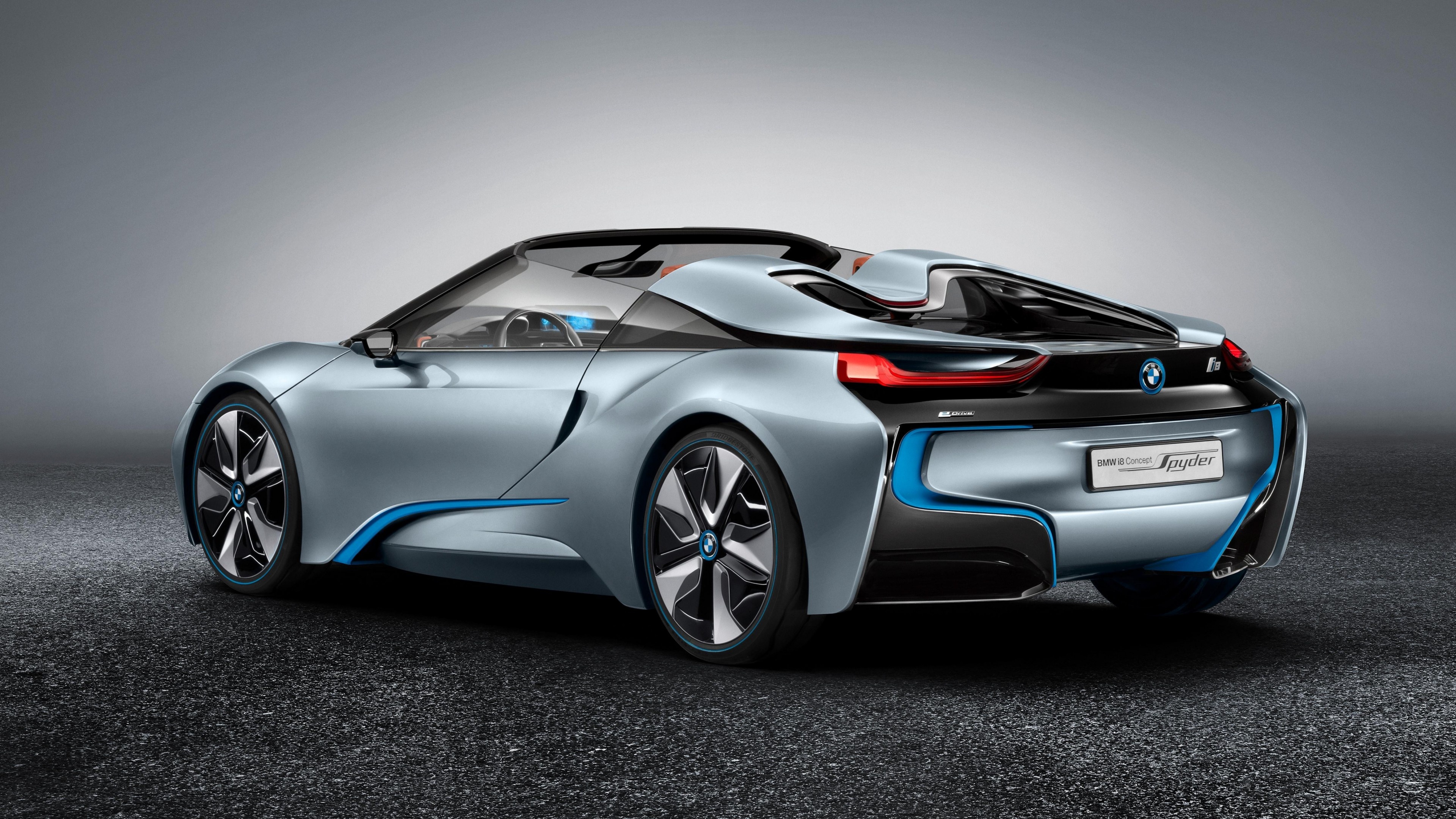 Roadster Back View, BMW i8 Wallpaper, 3840x2160 4K Desktop