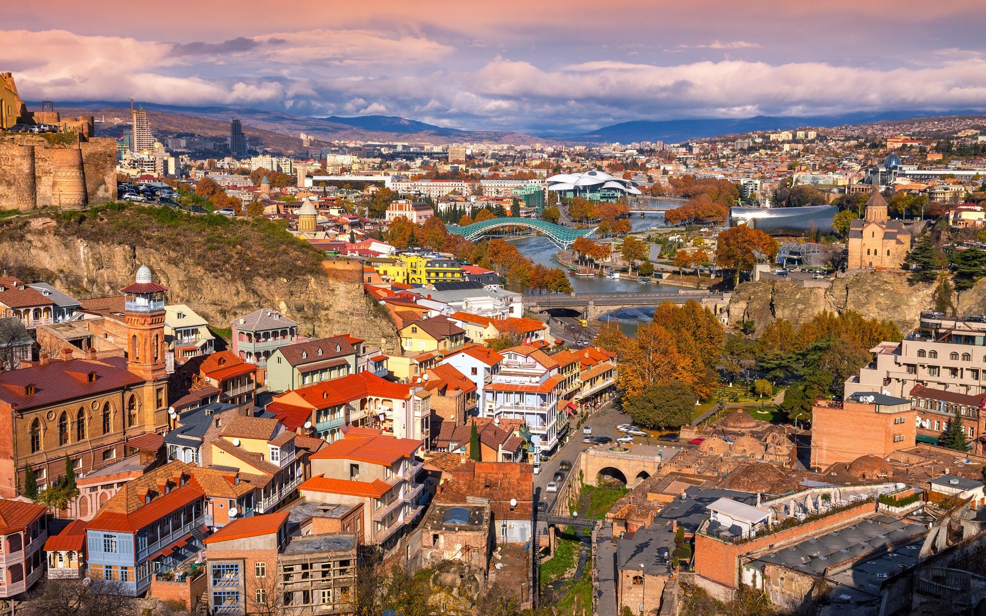 Georgia facts, Ancient traditions, Diverse architecture, Lush vineyards, 1960x1230 HD Desktop