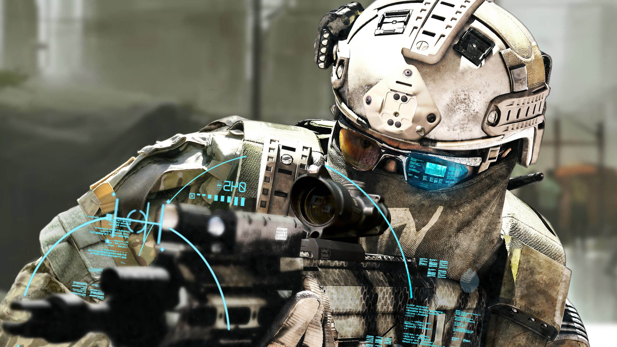 Ghost Recon: Future Soldier, Gaming, John Kozak, WQHD Wallpaper, 2560x1440 HD Desktop