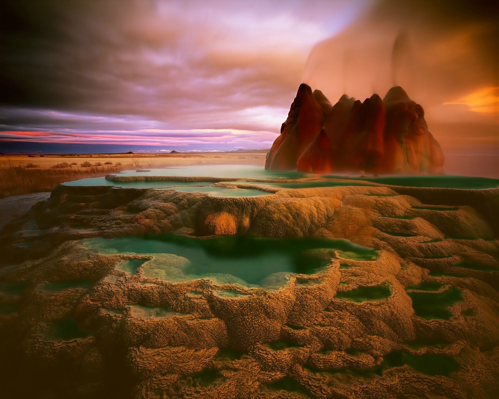 Fly Geyser, Nevada Wallpaper, 1930x1550 HD Desktop