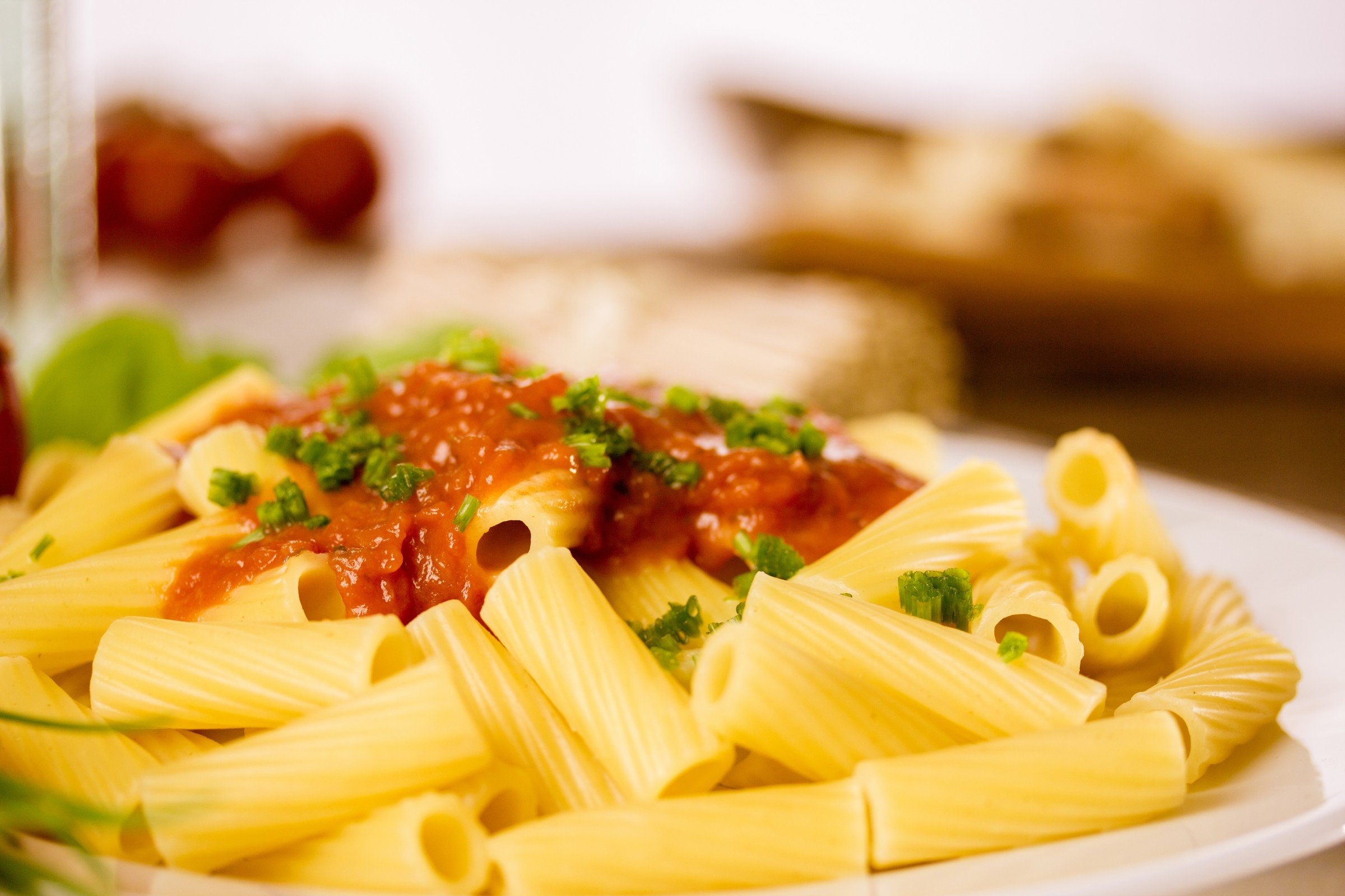 Pasta noodles dinner, Lunch meal food, 2400x1600 HD Desktop