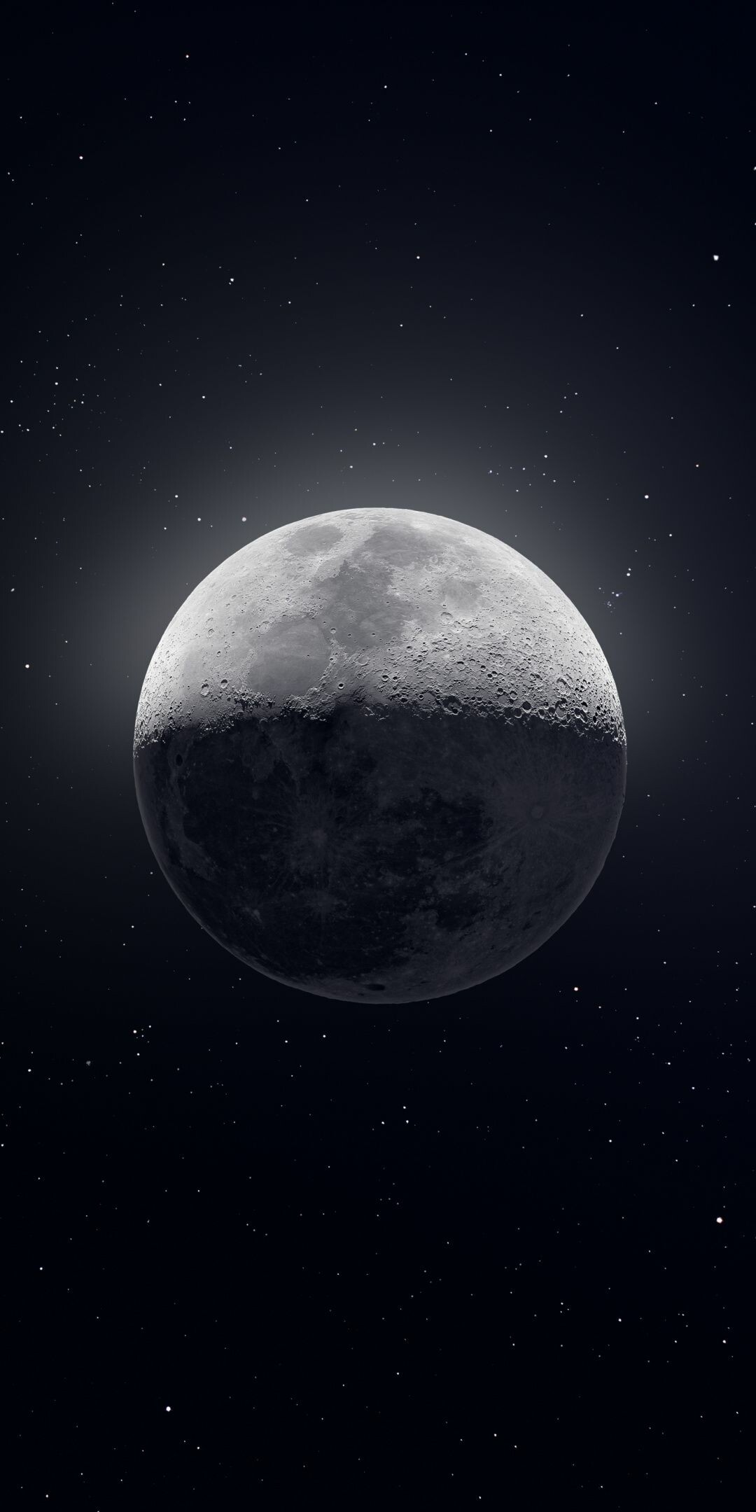 Moonlight, Enchanting planet, Mesmerizing wallpapers, Celestial beauty, 1080x2160 HD Phone