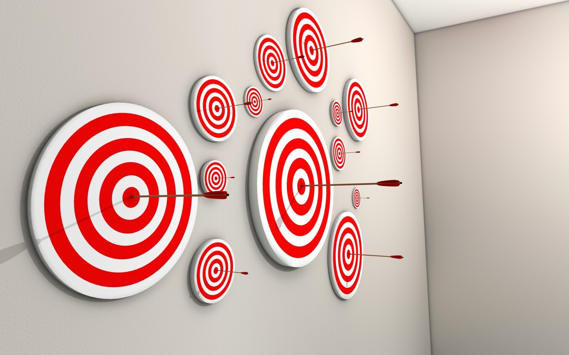 Target symbol, Bullseye visualization, Precision focus, Goal setting, 1920x1200 HD Desktop