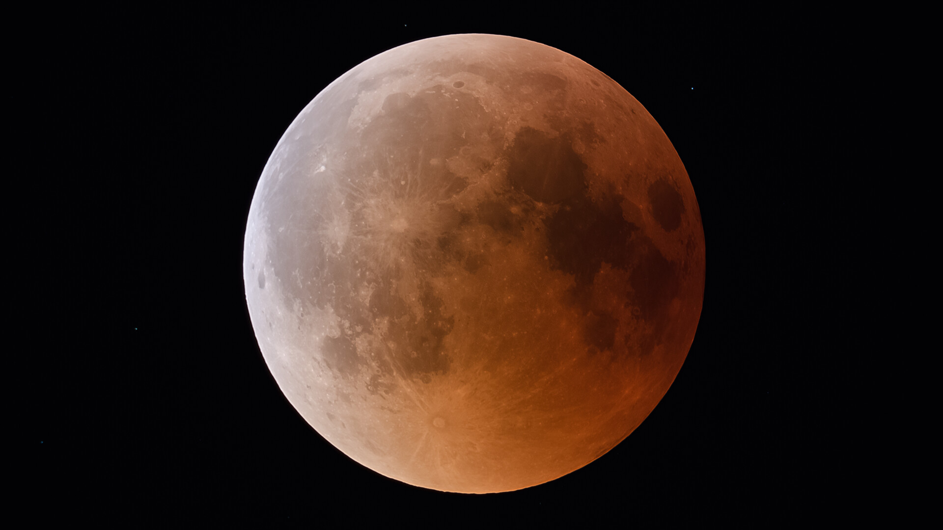 Close-up, Lunar Eclipse Wallpaper, 1920x1080 Full HD Desktop