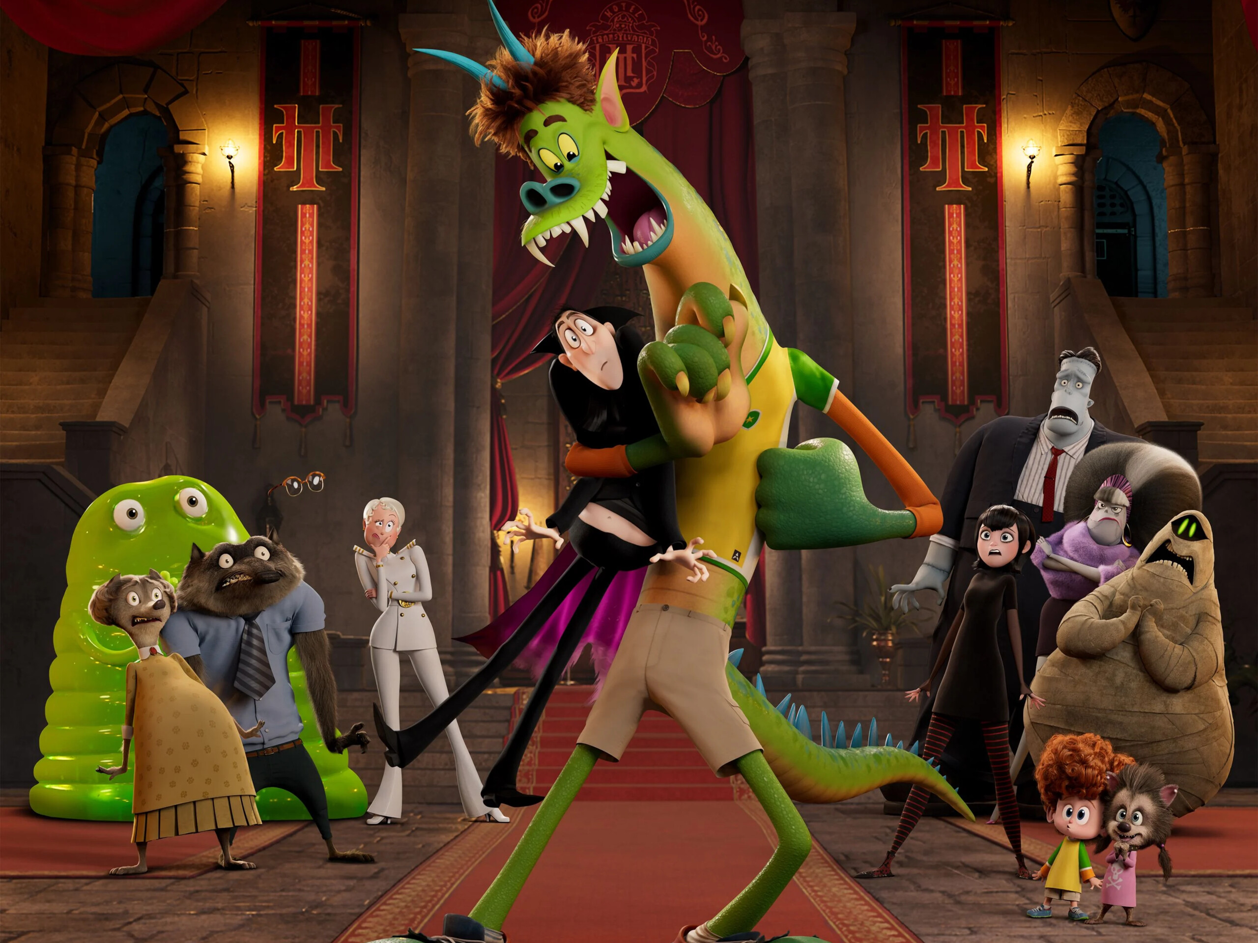 Hotel Transylvania Transformania, Wallpapers, Monster vacation, Dracula's castle, 2560x1920 HD Desktop