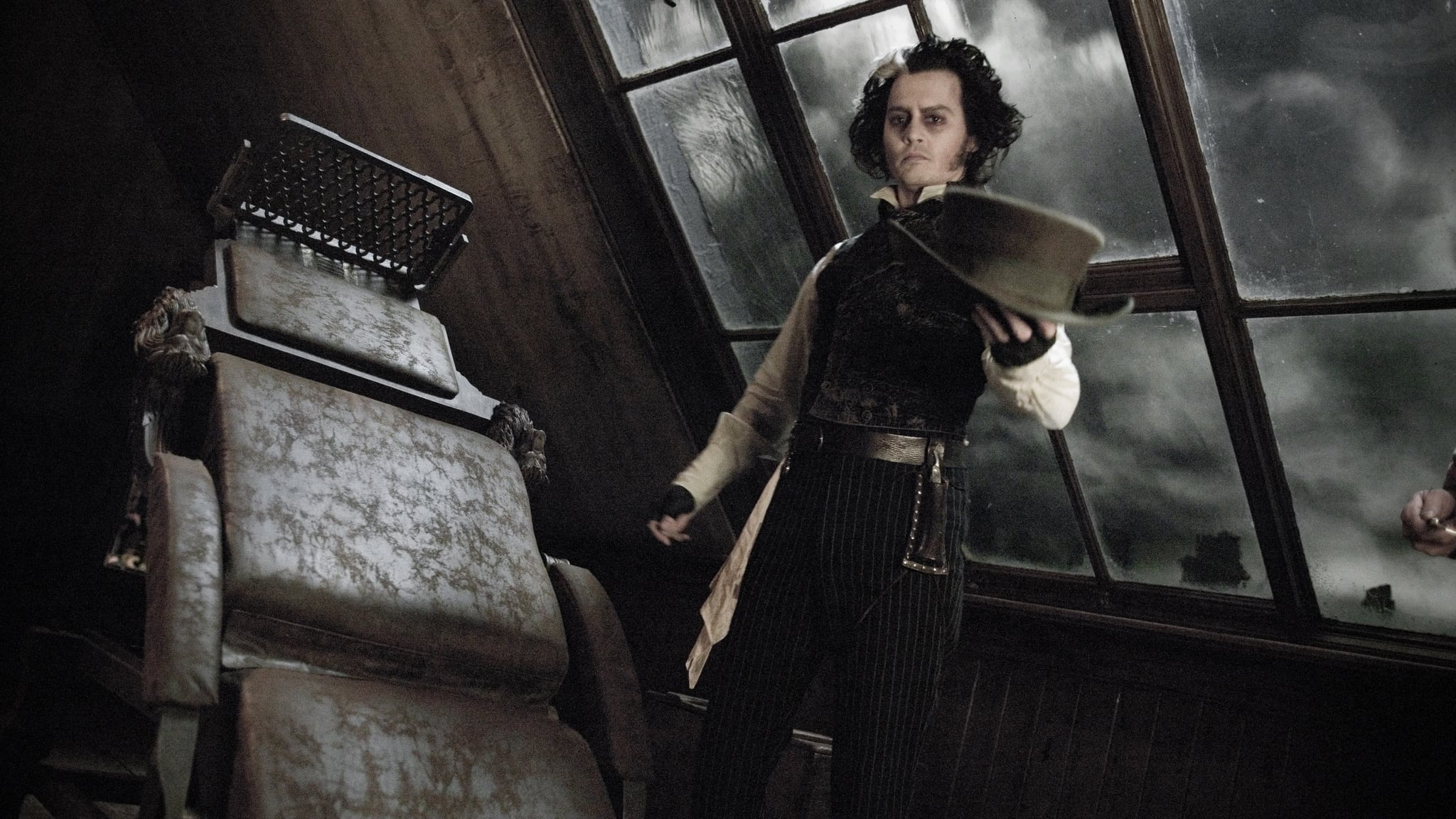 Sweeney Todd, Demon barber, 2007 Backdrops, Movie Database, 2050x1160 HD Desktop