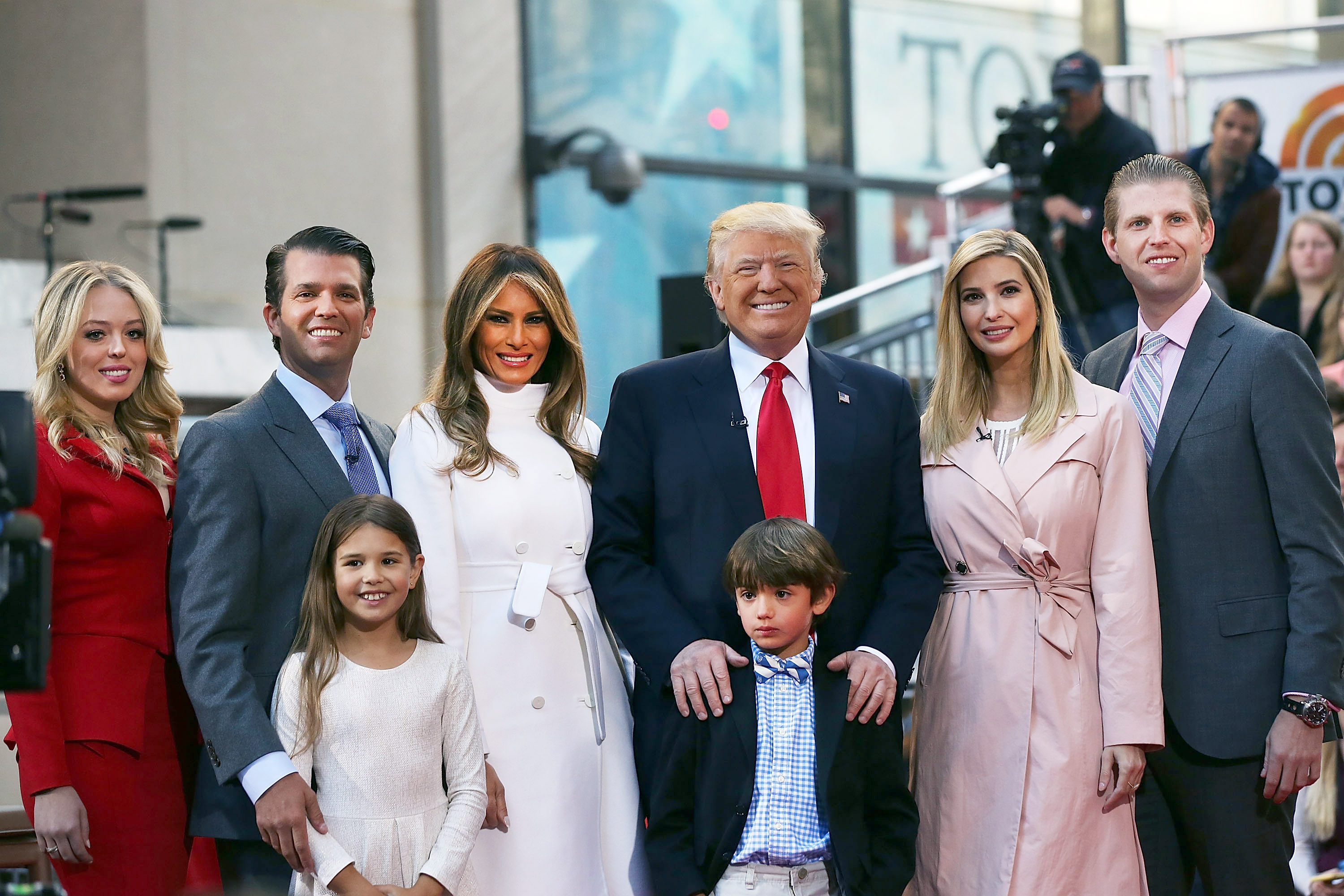 Donald Trump, Melania Trump, Ivanka Trump, Donald Trump Jr., Eric Trump, HD Desktop wallpaper