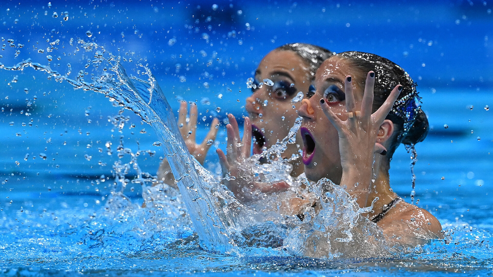 Synchronschwimmen, Alexandria triplets, Golden performance, World championship preview, 1920x1080 Full HD Desktop