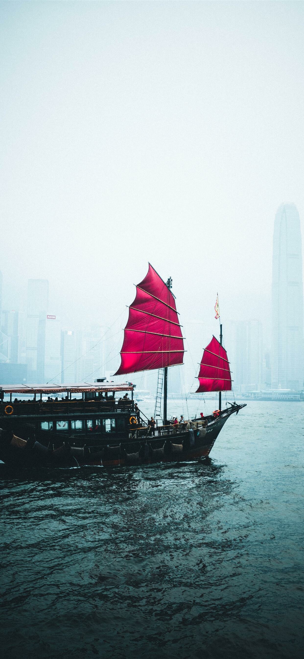 Junk boat wallpapers, Traditional vessels, Maritime heritage, Classic charm, 1250x2690 HD Phone