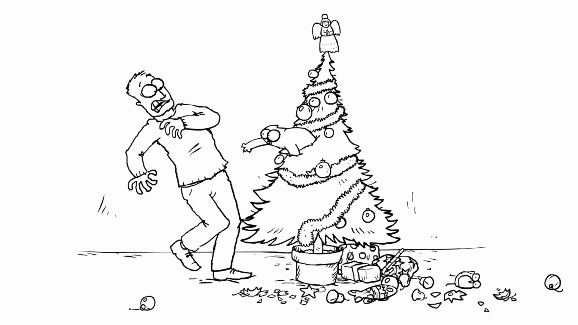 Simon's Cat Animation, Santa Claws movie talk, Williamson CI&T, 1920x1080 Full HD Desktop