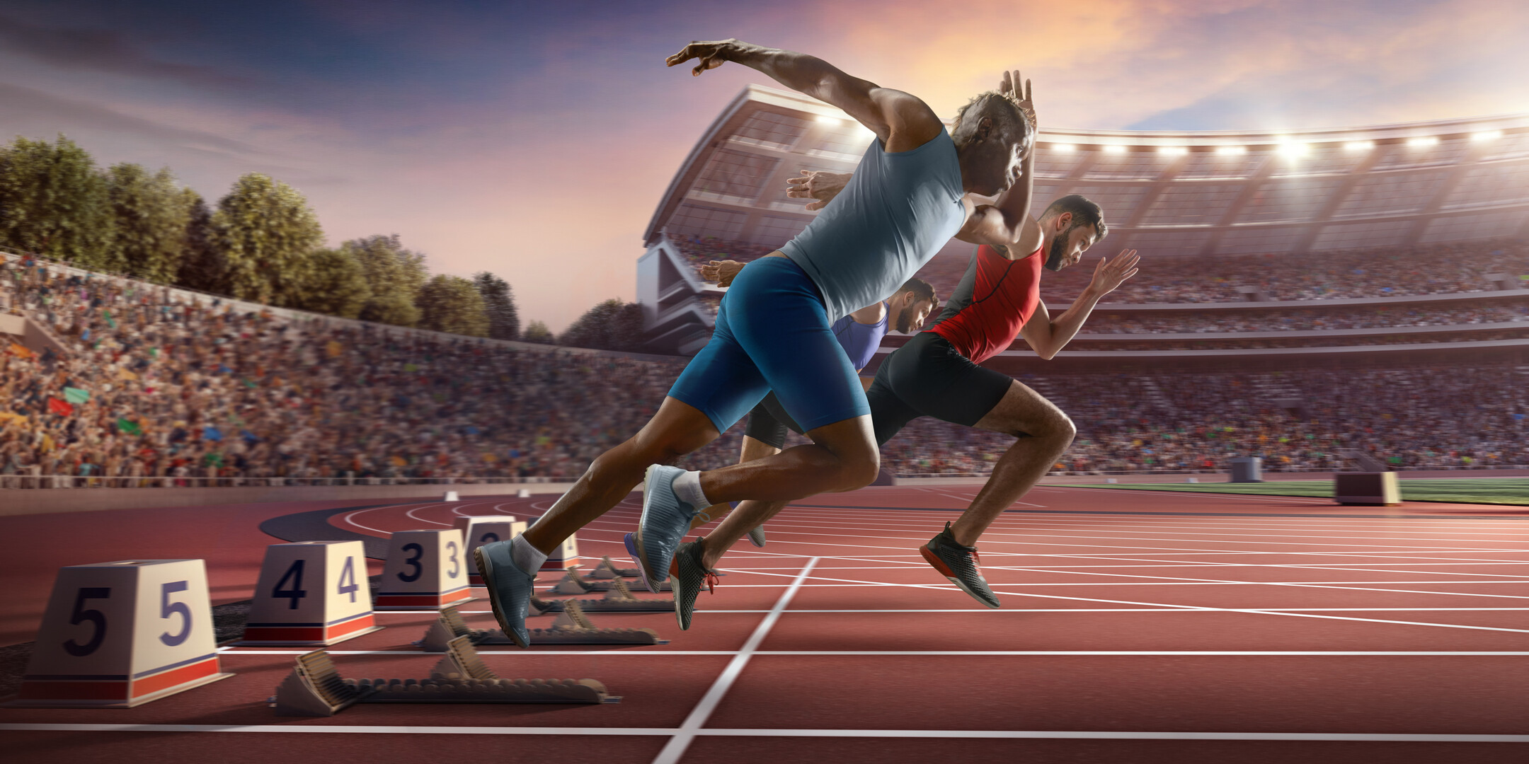 Sprinting, Running Wallpaper, 2160x1080 Dual Screen Desktop