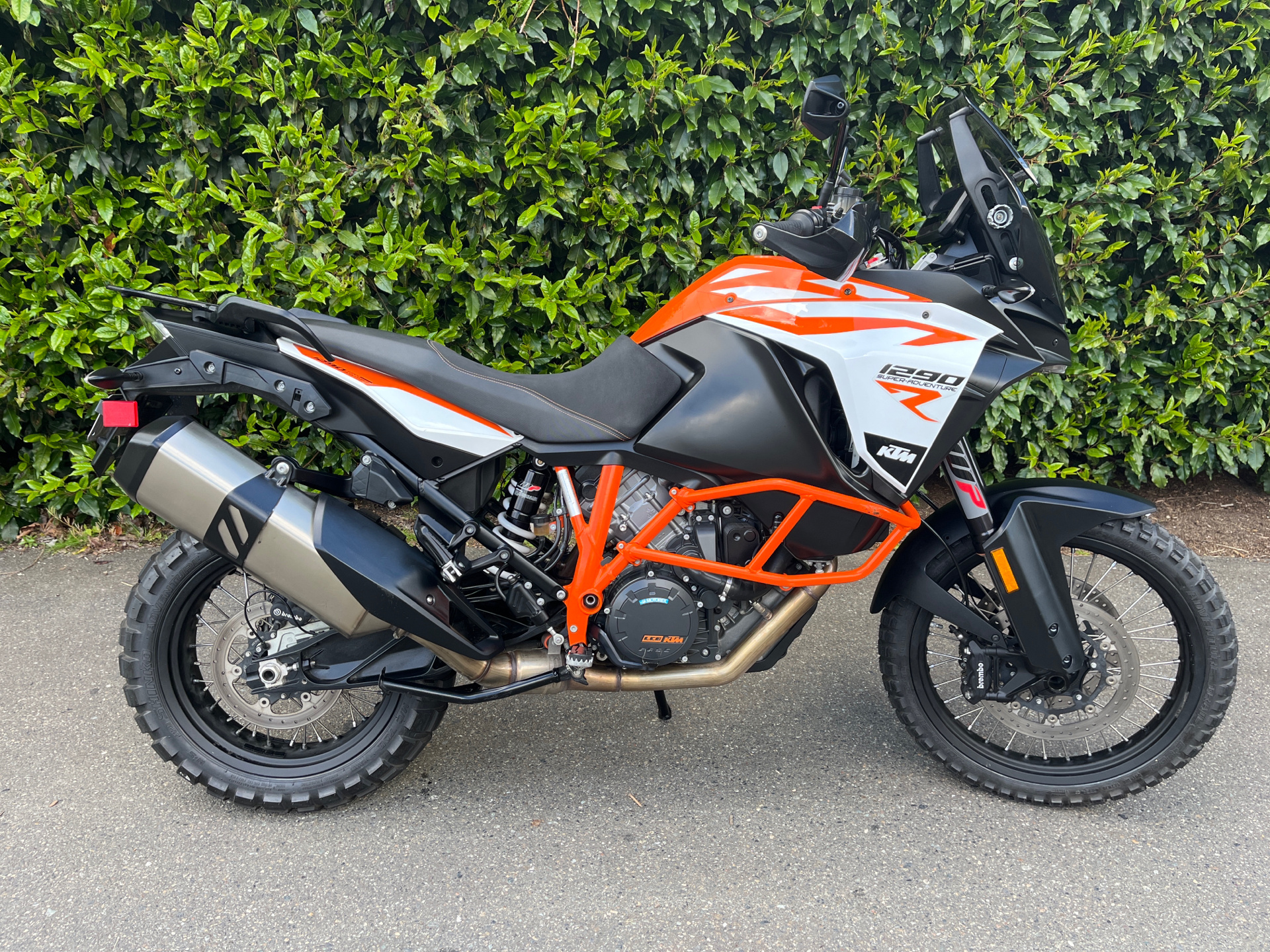 KTM 1290 Super Adventure, Used 2017, White orange motorcycles, Issaquah WA, 1920x1440 HD Desktop