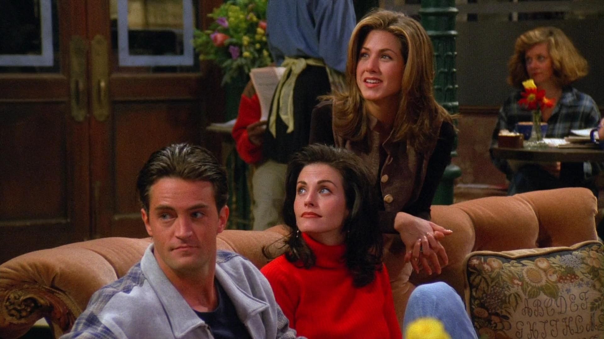 Friends moments, Friends TV show, Monica Geller, Chandler Bing, 1920x1080 Full HD Desktop